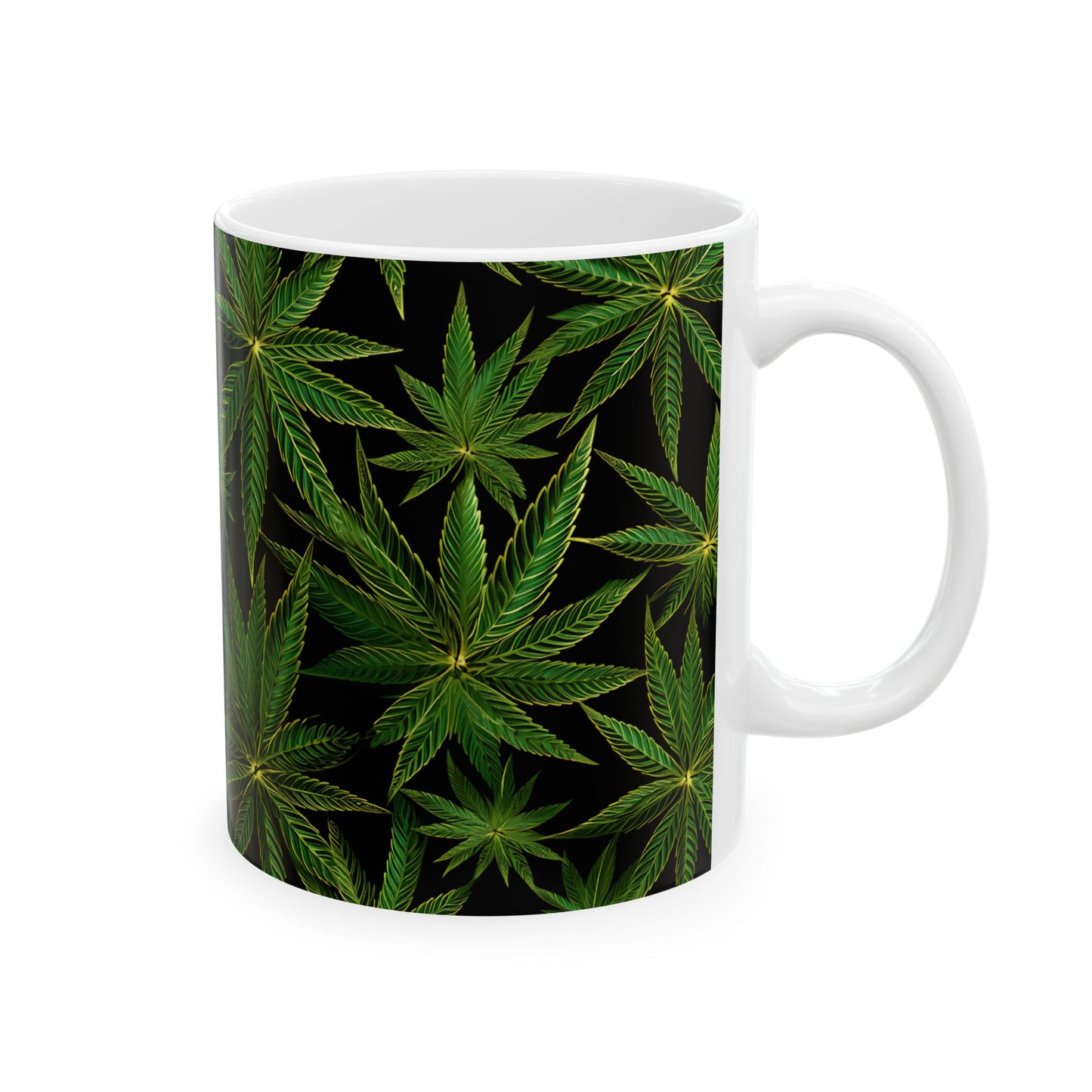 Tropical Leaf Ceramic Mug | 11oz Perfect for Home & Gifting