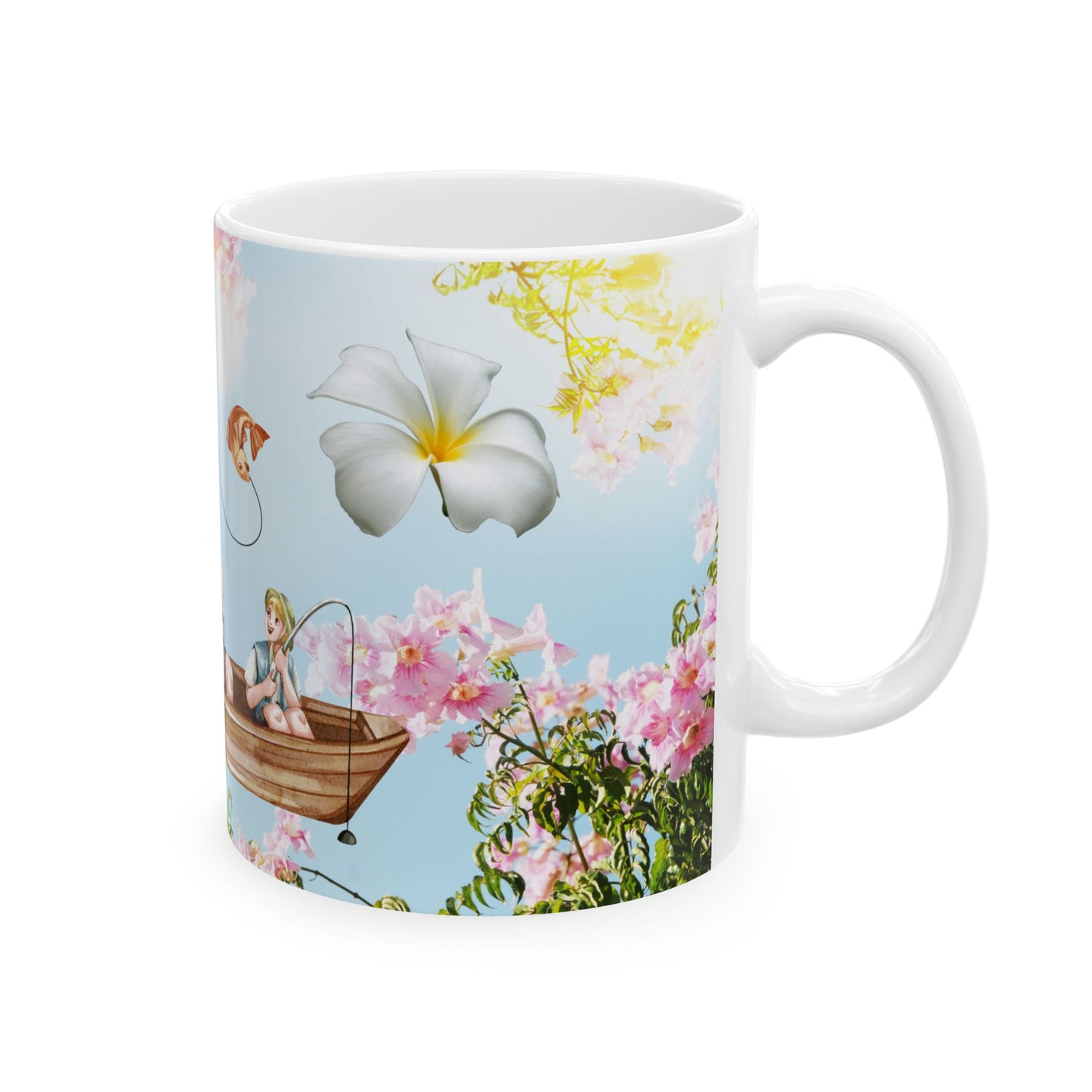 Father's Day Fishing Ceramic Mug