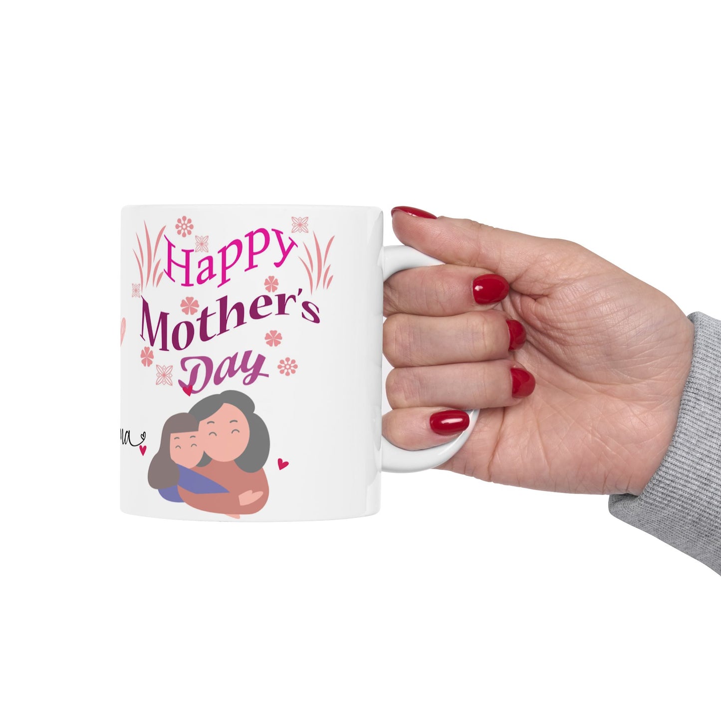 Happy Mother's Day Ceramic Mug - Heartwarming Mama Gift 11oz
