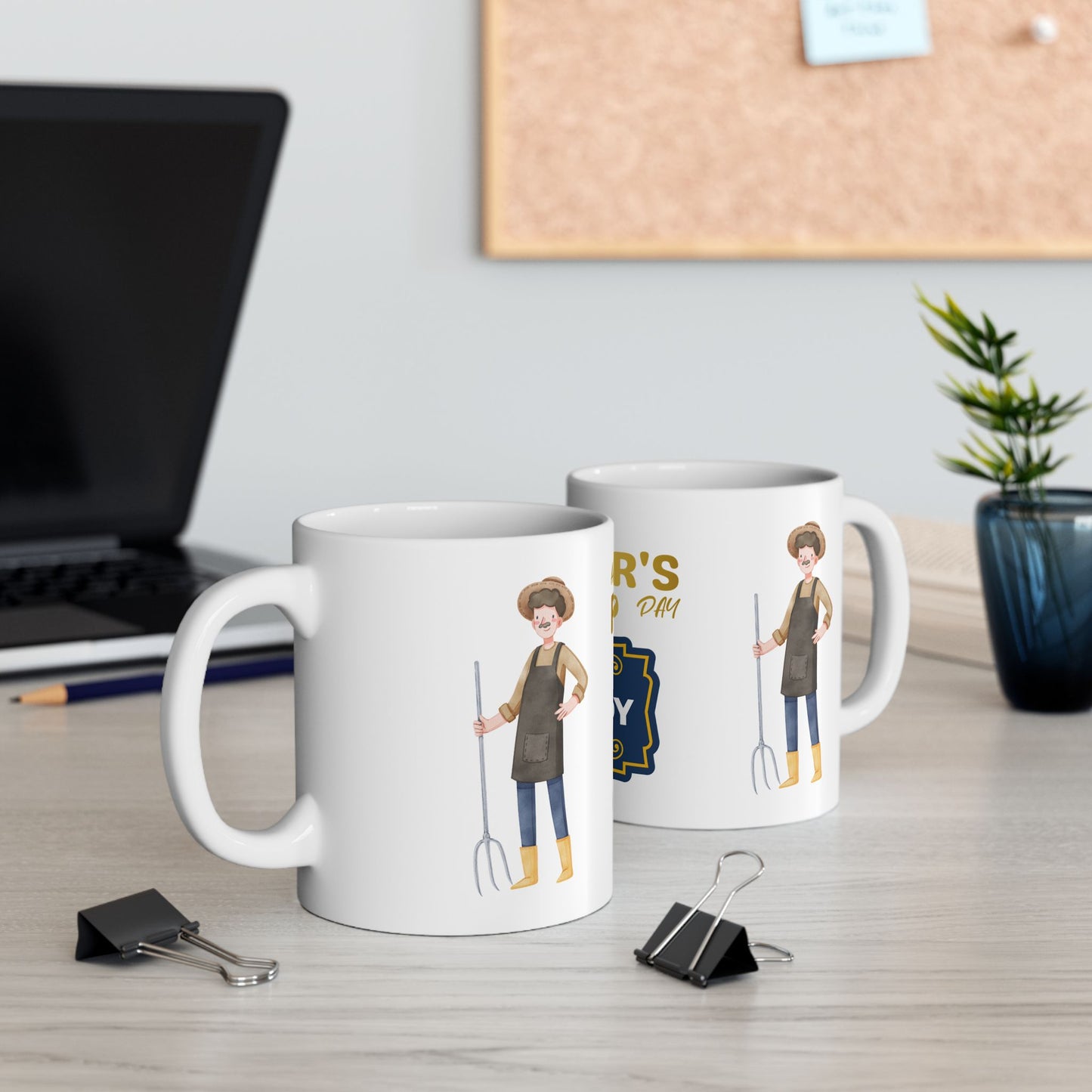 Happy Father's Day Ceramic Mug - Love You Daddy Design