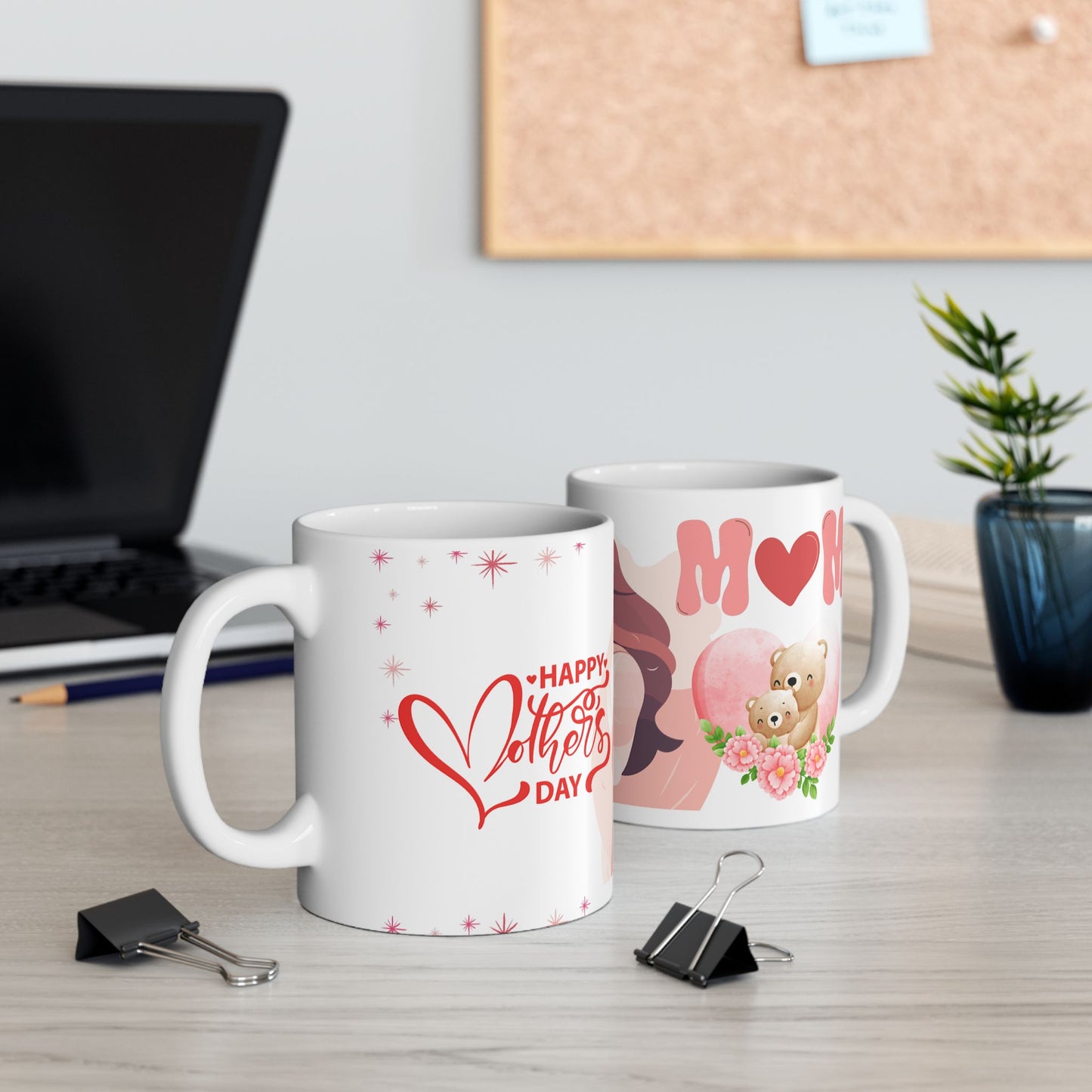 Happy Mother's Day Ceramic Mug - Cherished Moments Mug for Moms | 11oz