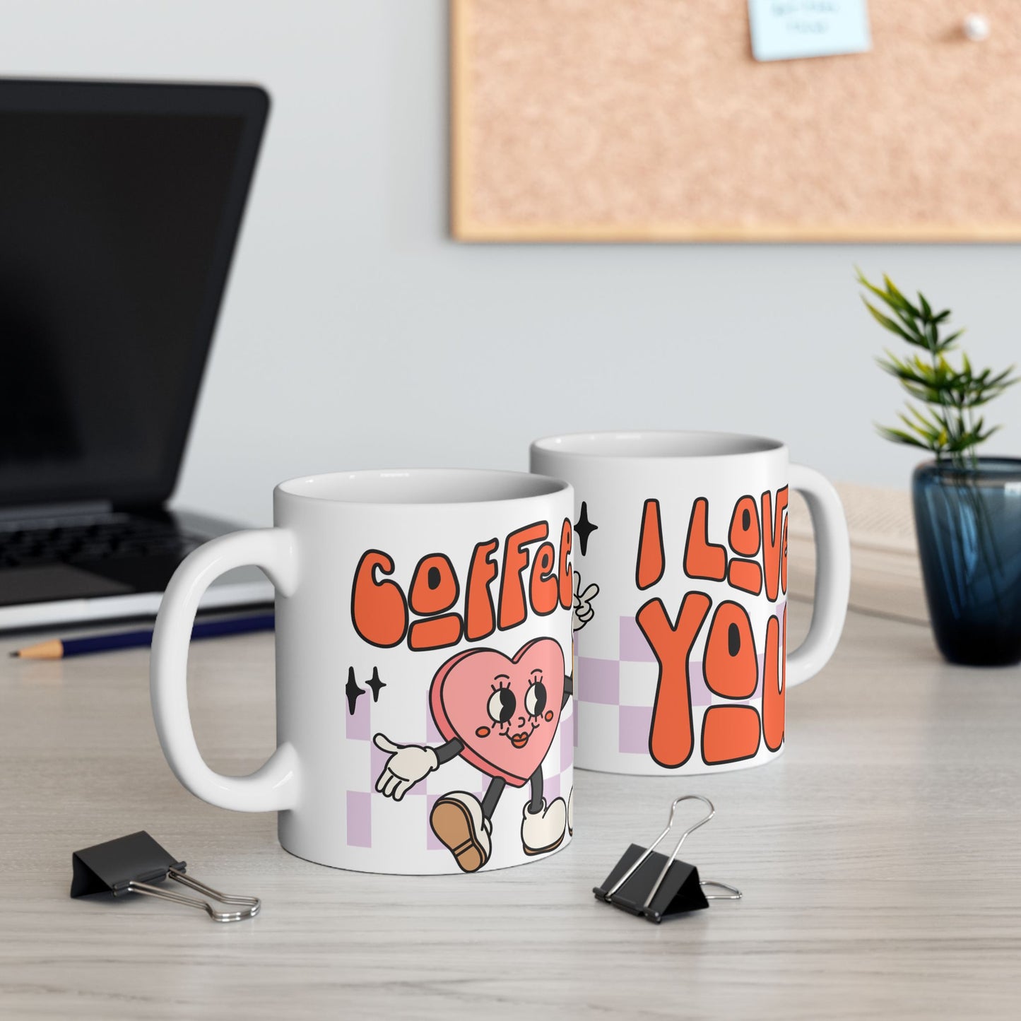 Cute Love You Ceramic Mug - Adorable Drinkware for Any Occasion
