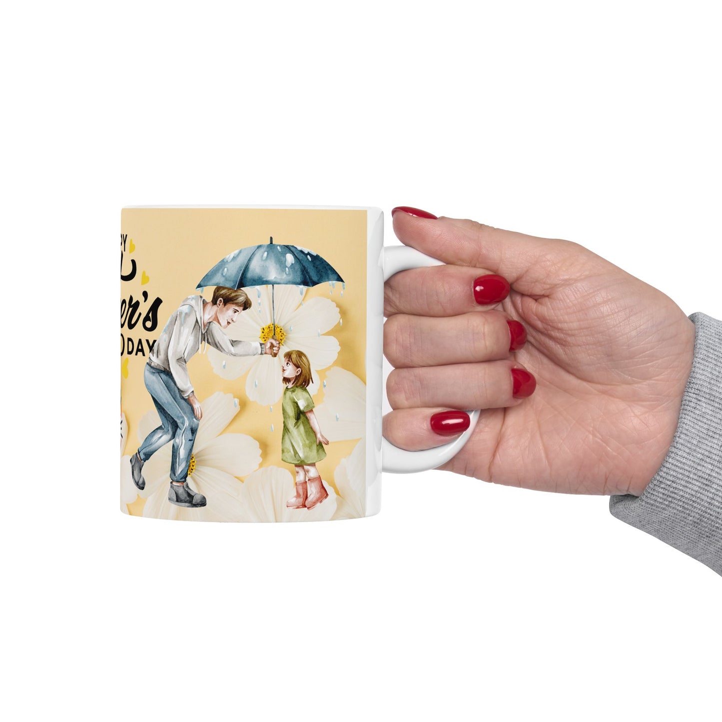 Happy Father's Day Mug - Super Dad Ceramic Coffee Mug
