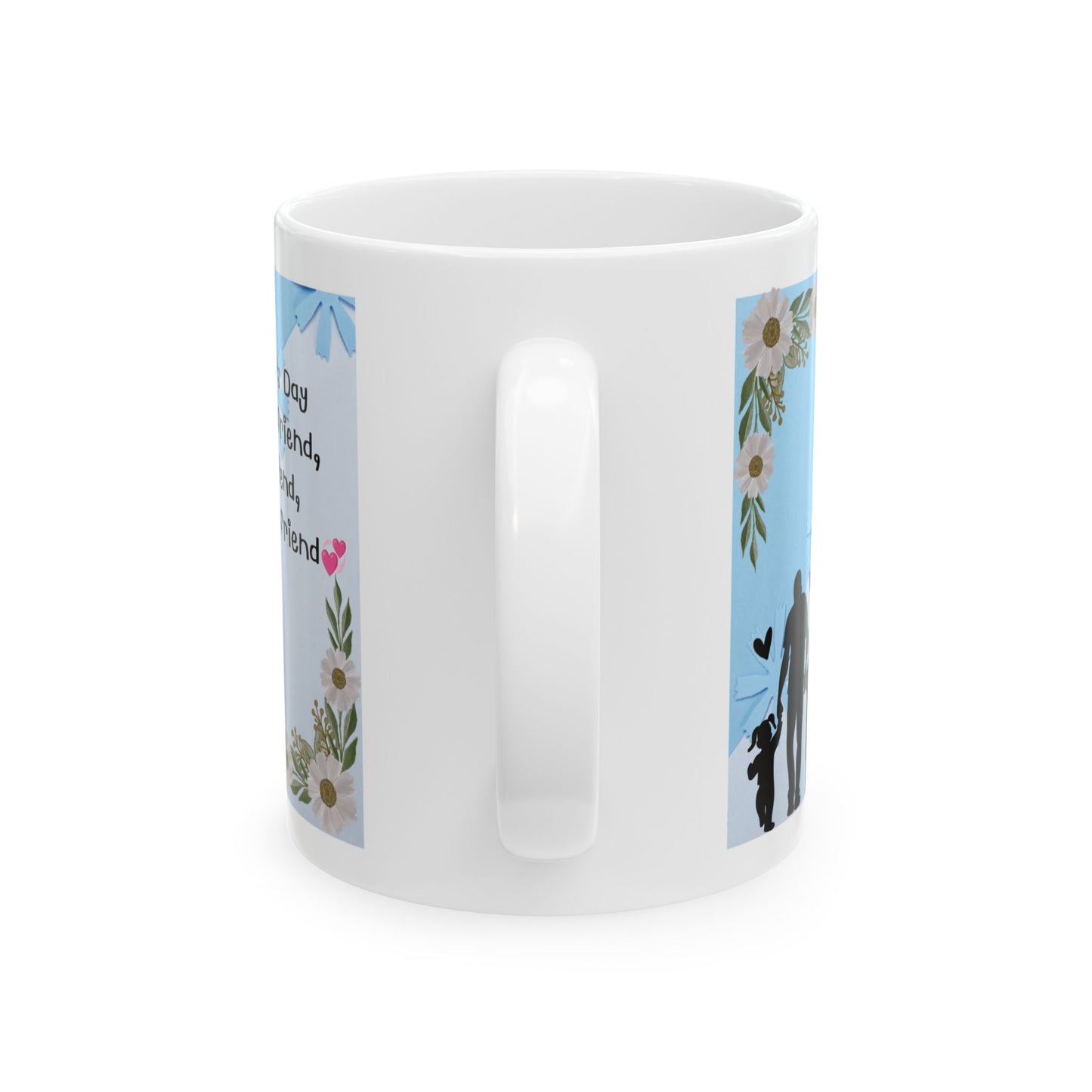 Happy Father's Day Ceramic Mug - Inspirational Gift for Dads