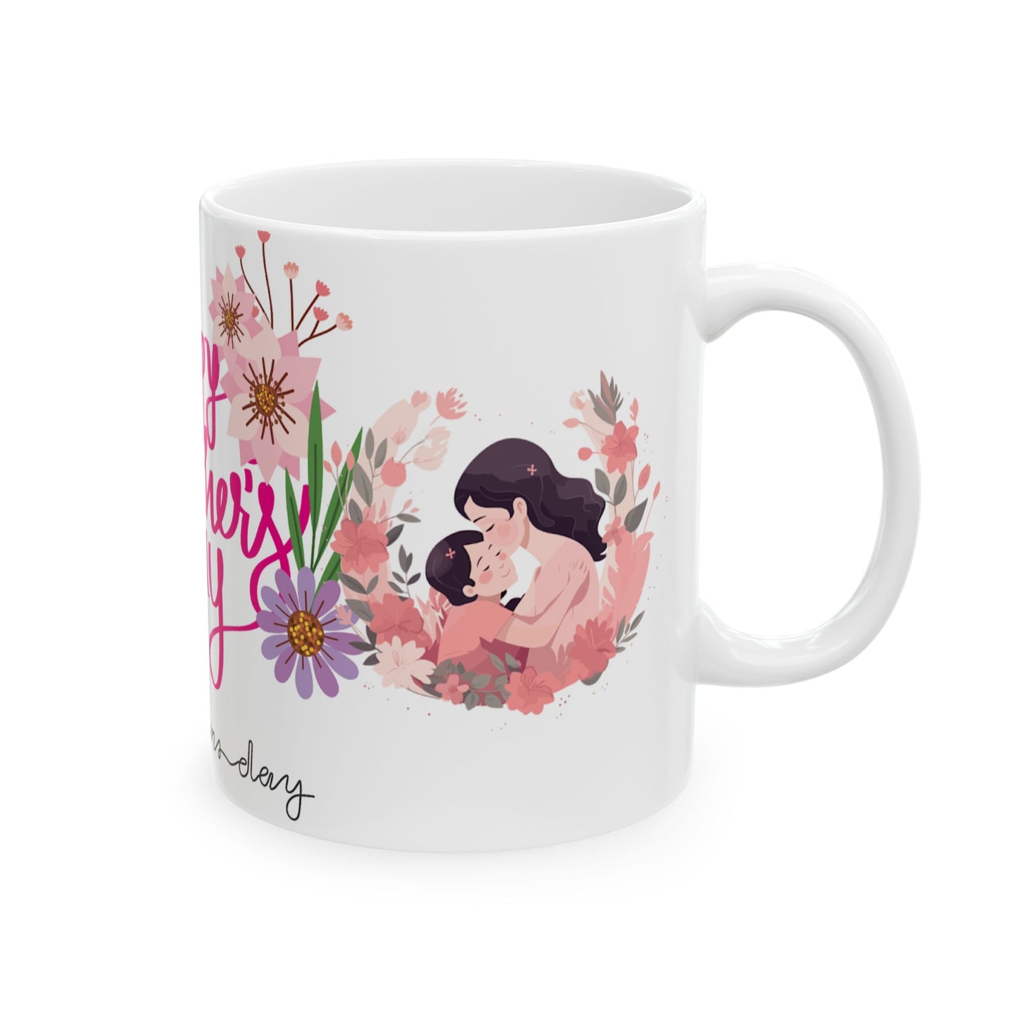 Happy Mother's Day Floral Ceramic Mug