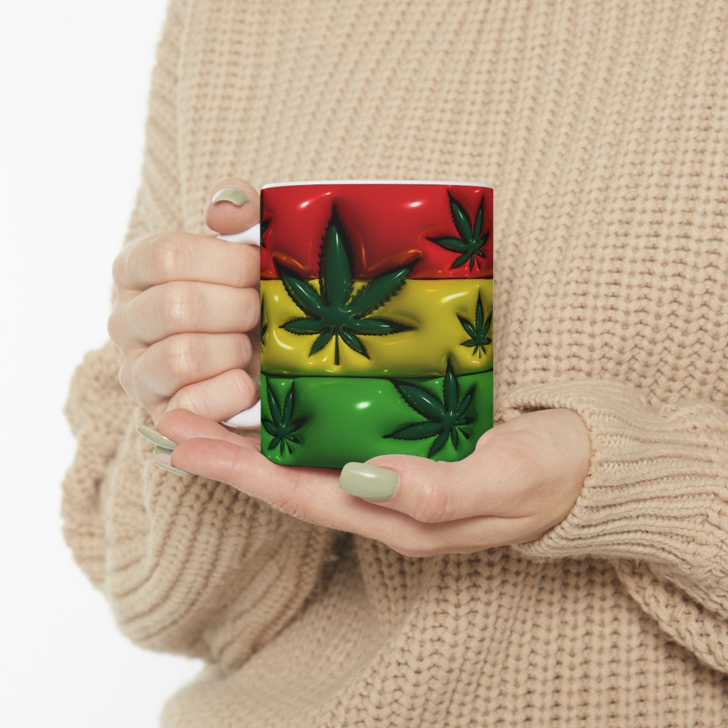 Reggae Vibes Ceramic Mug - 11oz Perfect for Coffee Lovers