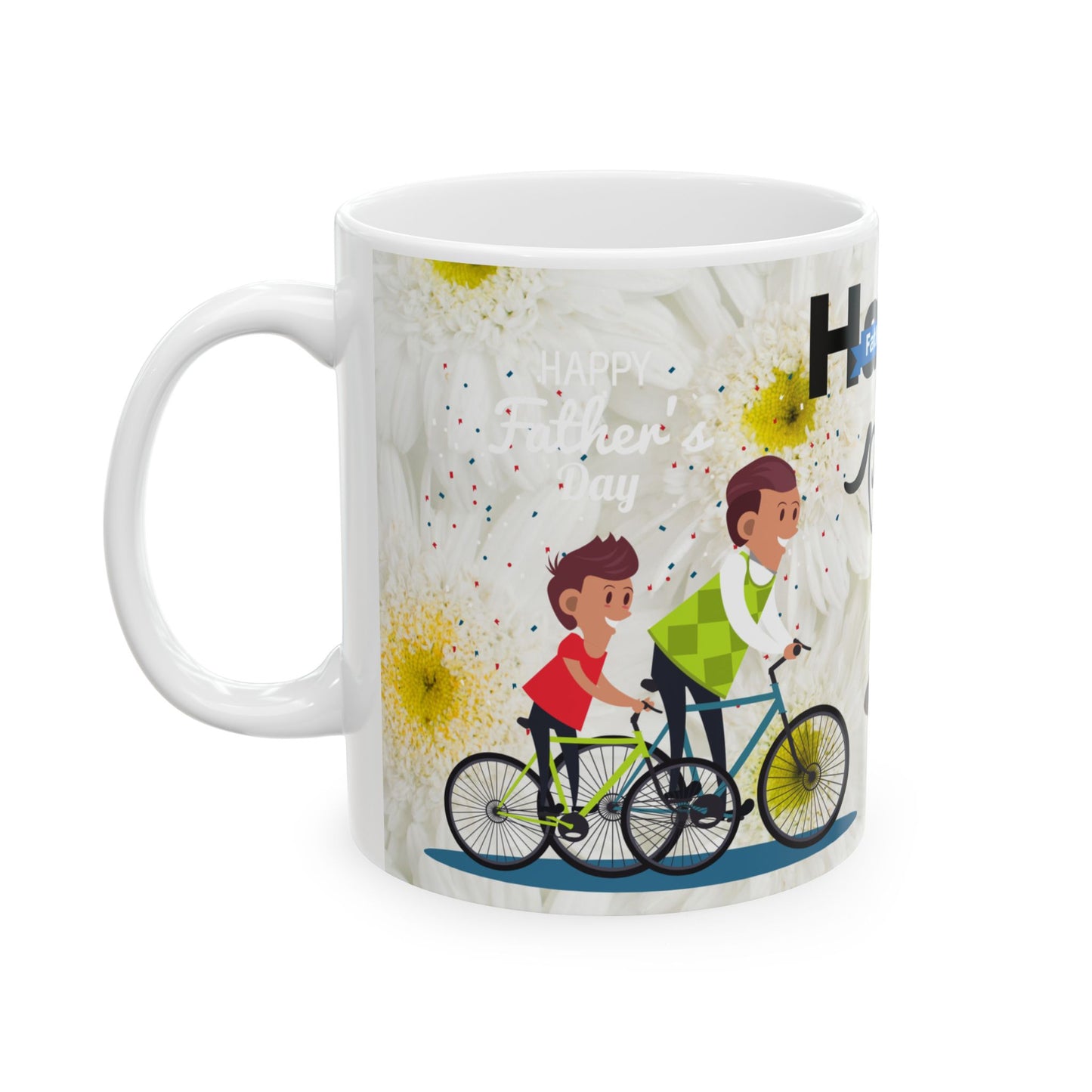 Happy Papa Father's Day Ceramic Mug - Perfect Gift for Dad