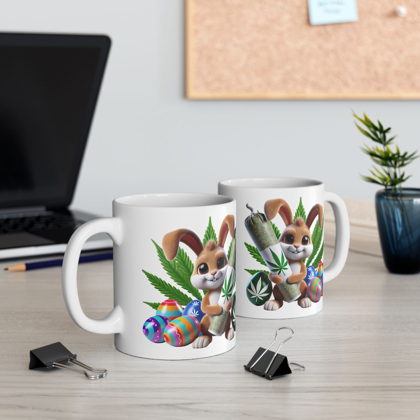 Colorful Cannabis-Inspired Ceramic Mug - Perfect for Stoners and Chill Vibes