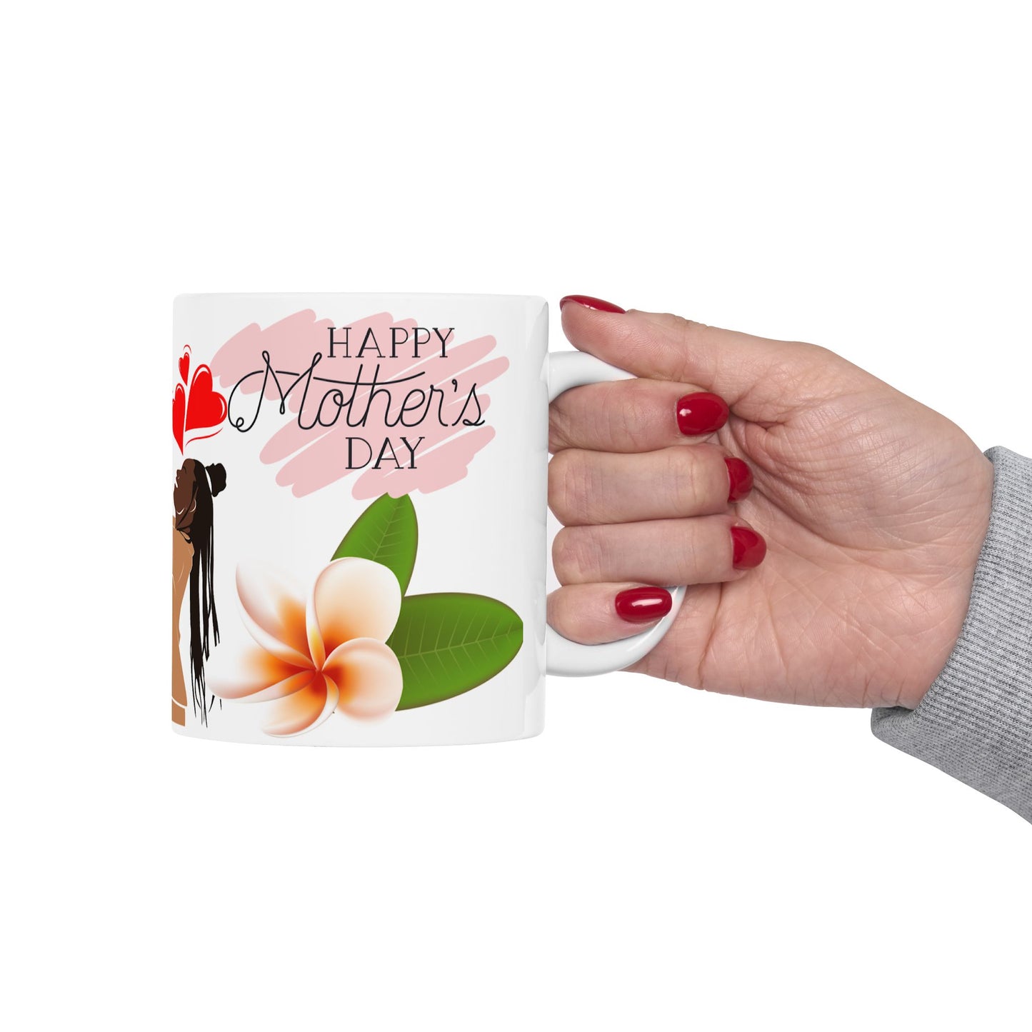 Mother's Day Love Ceramic Mug - Heartfelt 11oz Drinking Cup
