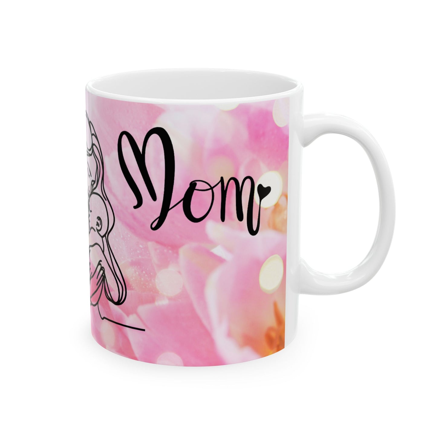Mom & Baby Love Ceramic Mug - Perfect Gift for Mother's Day & Baby Showers