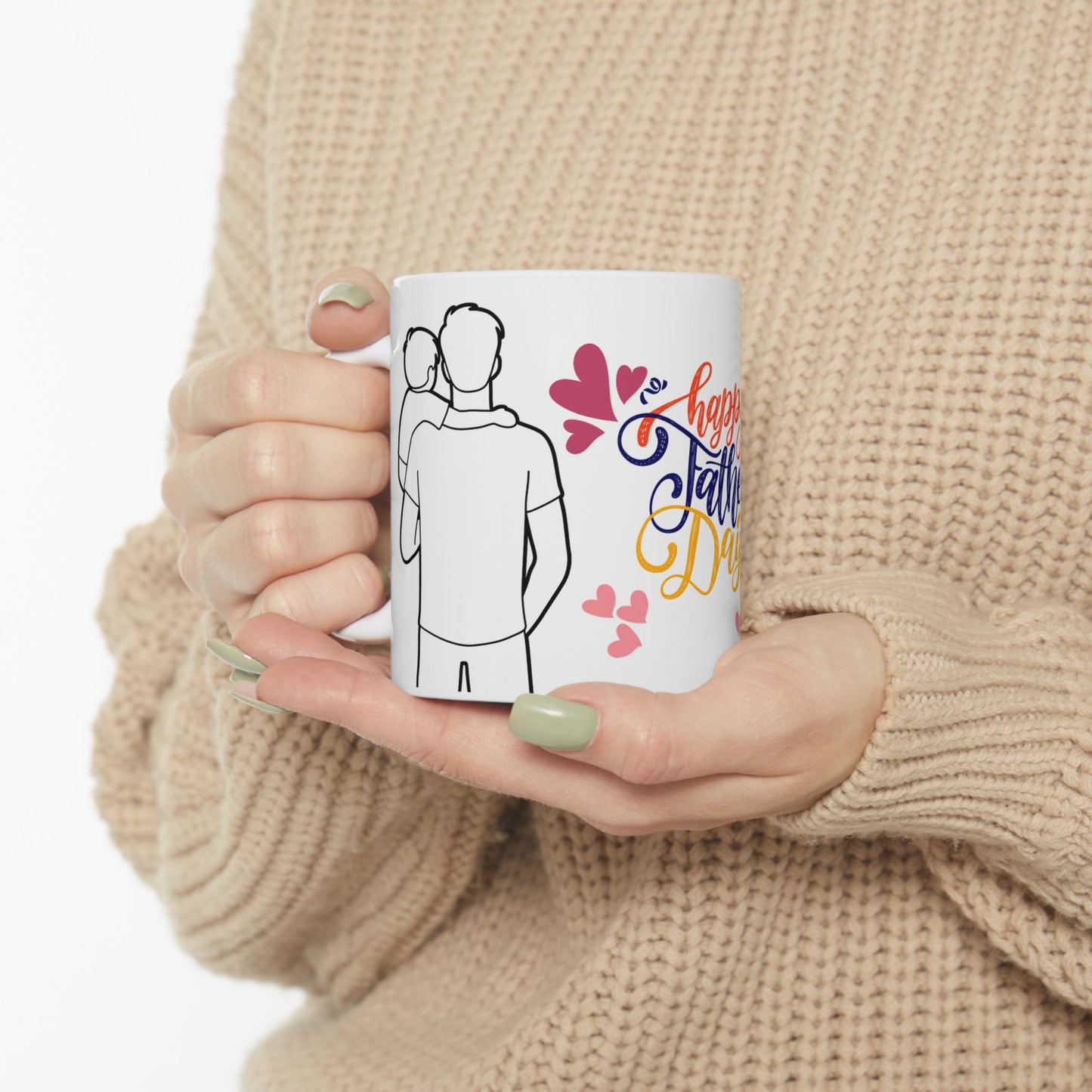 Happy Father's Day Ceramic Mug | Perfect Gift for Dads