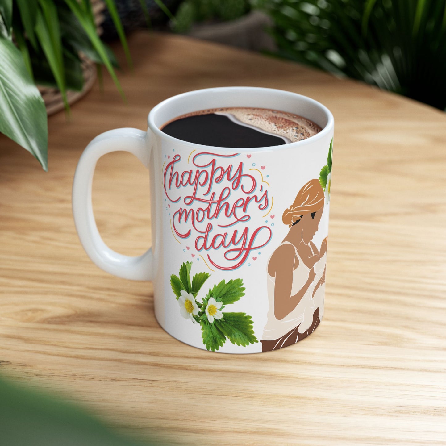 Nurturing Love Ceramic Mug - Perfect Gift for Mothers