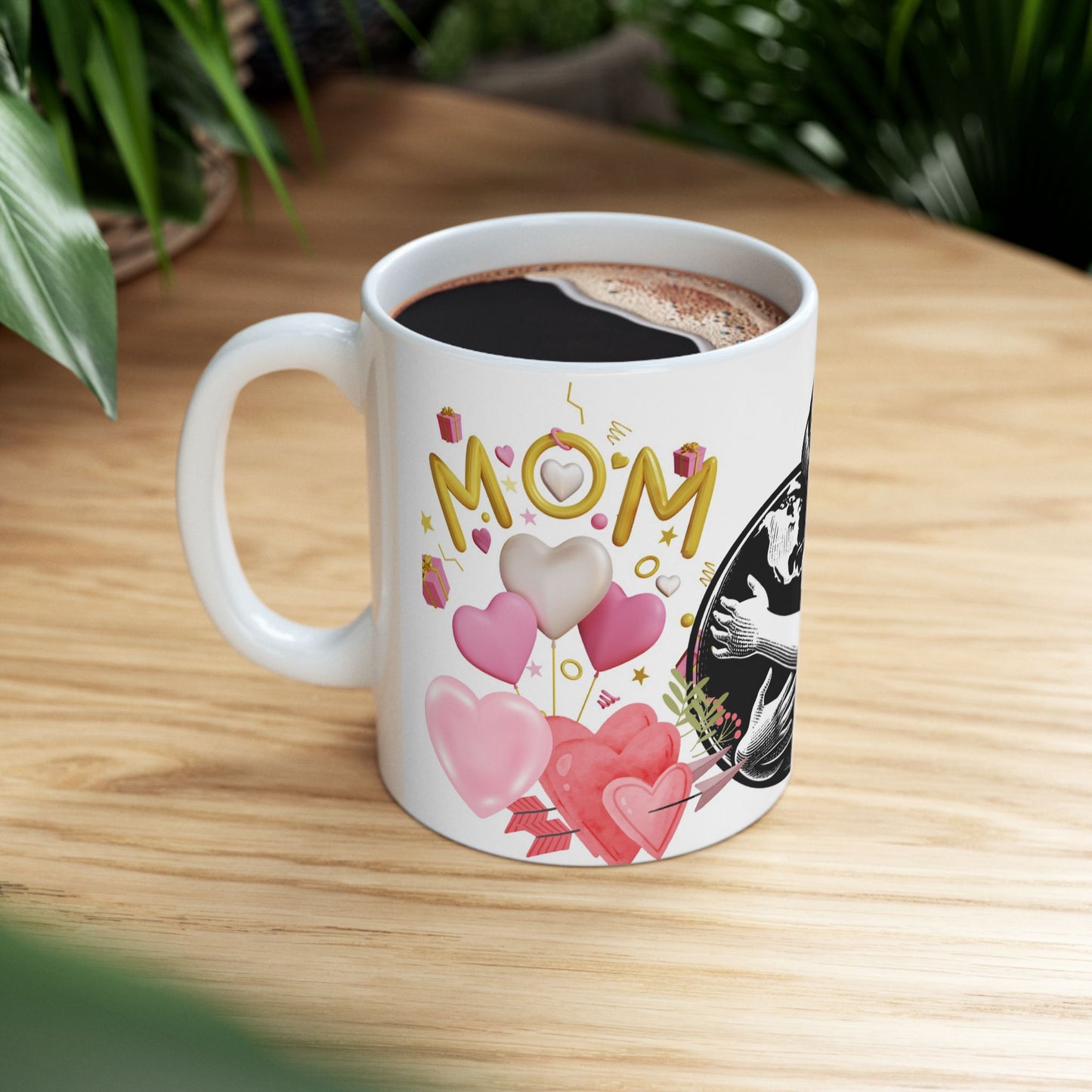 Earth Love Ceramic Mug - Perfect for Nature Lovers