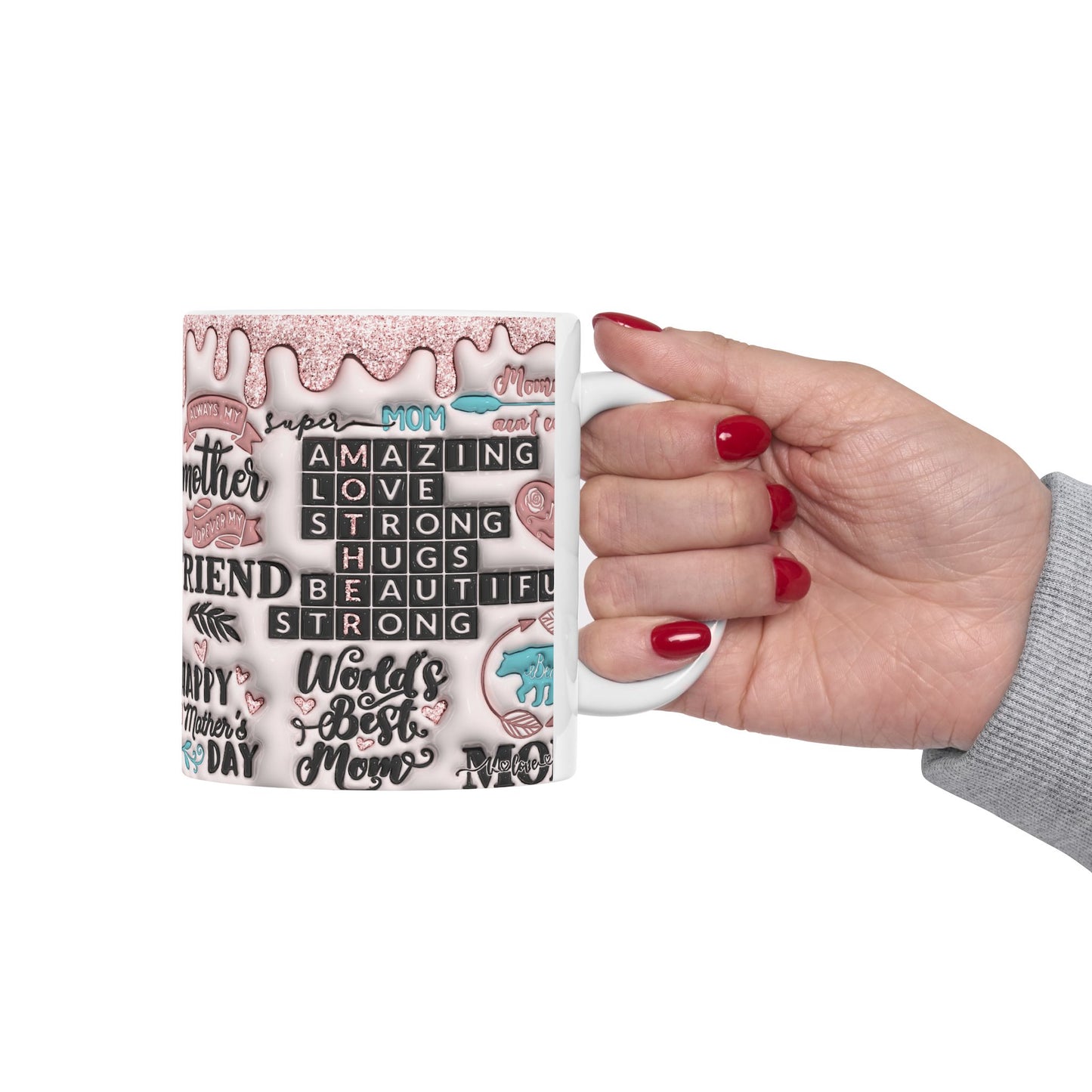 Inspirational Mother’s Day Ceramic Mug – Heartfelt Quotes & Designs