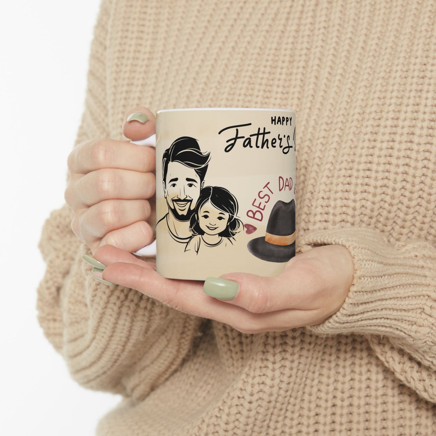 Best Dad Ever Ceramic Mug Perfect Father's Day Gift