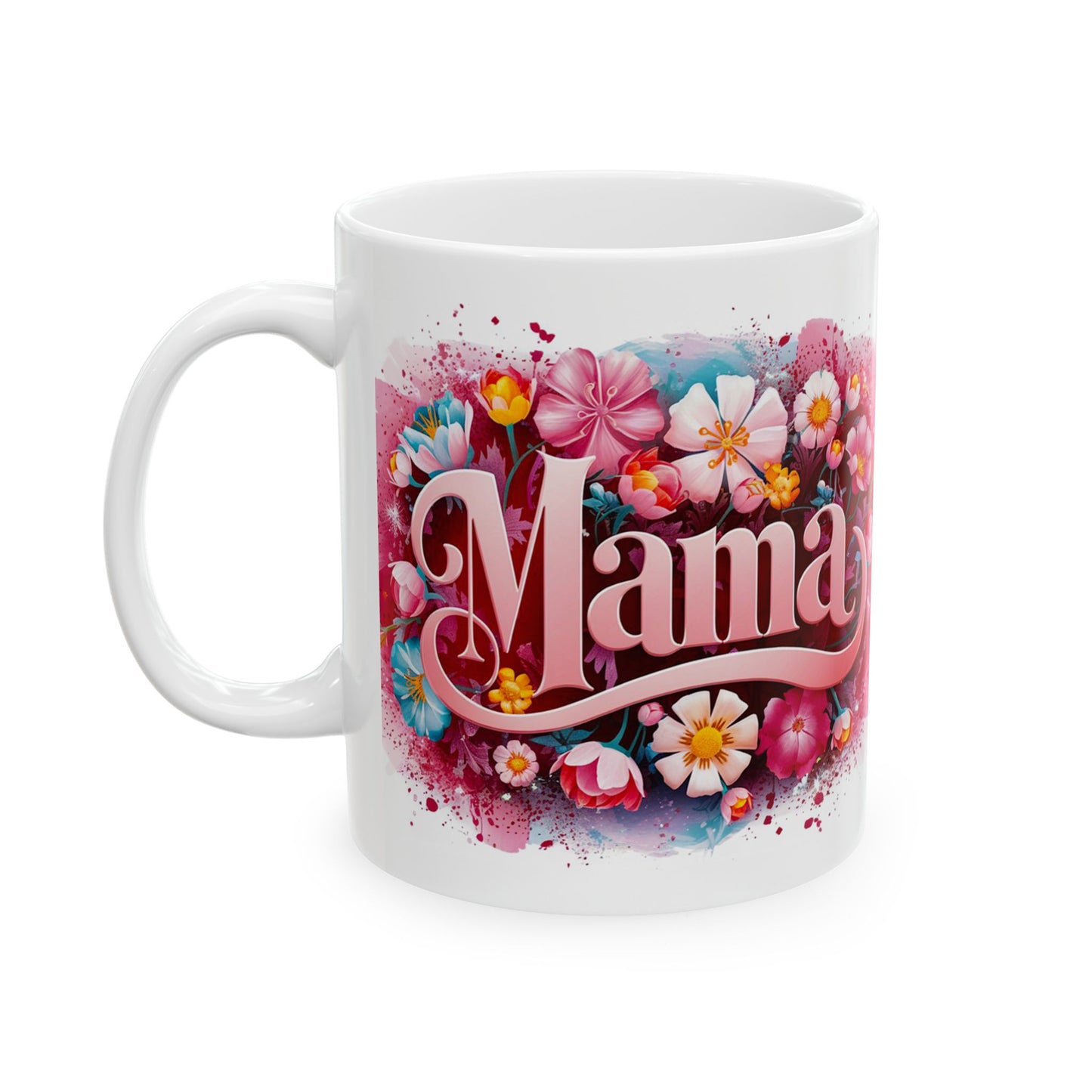 Floral Mama Ceramic Mug - Perfect Gift for Mother's Day
