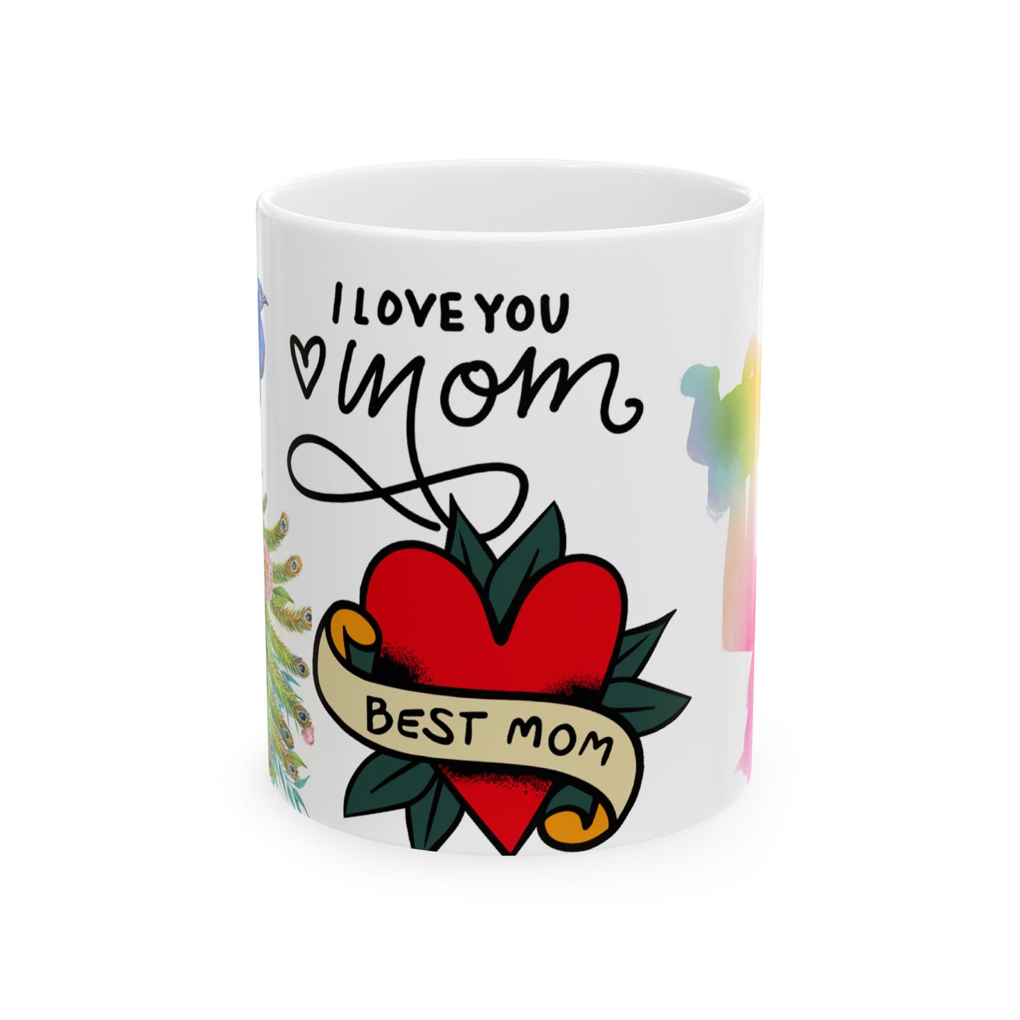 Best Mom Ceramic Coffee Mug | I Love You Mom | Perfect Gift for Mother’s Day