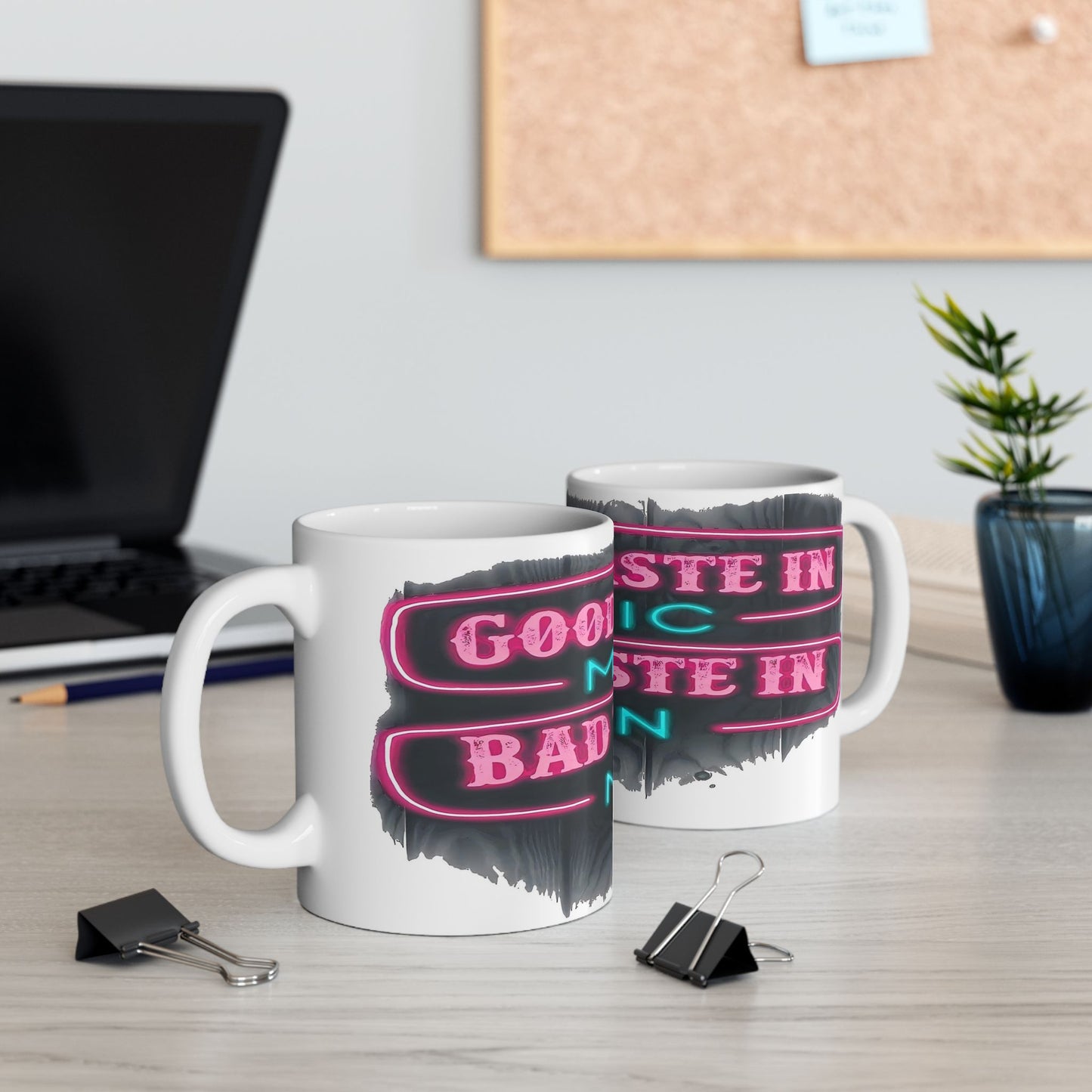 Good Taste Ceramic Mug - Perfect for Music & Coffee Lovers