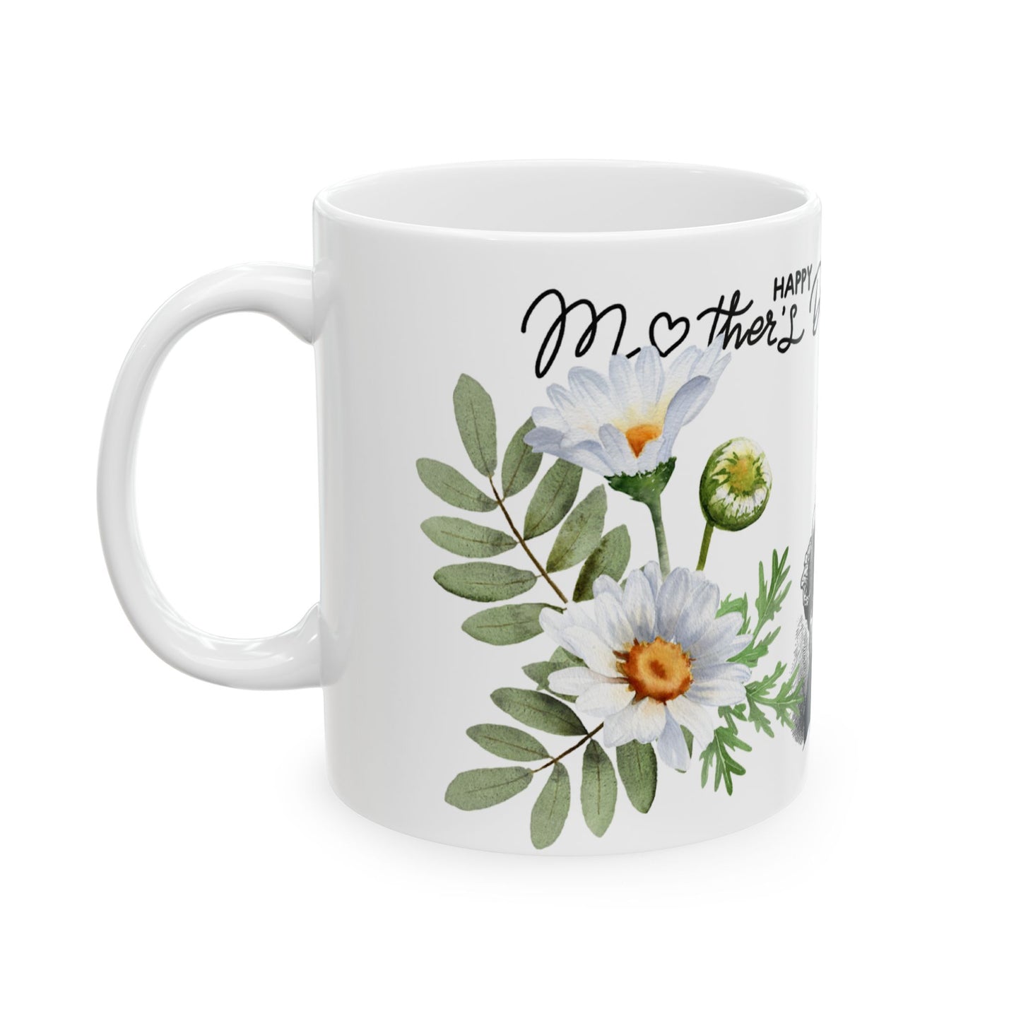 Vintage Floral Mother's Day Ceramic Mug - 11oz