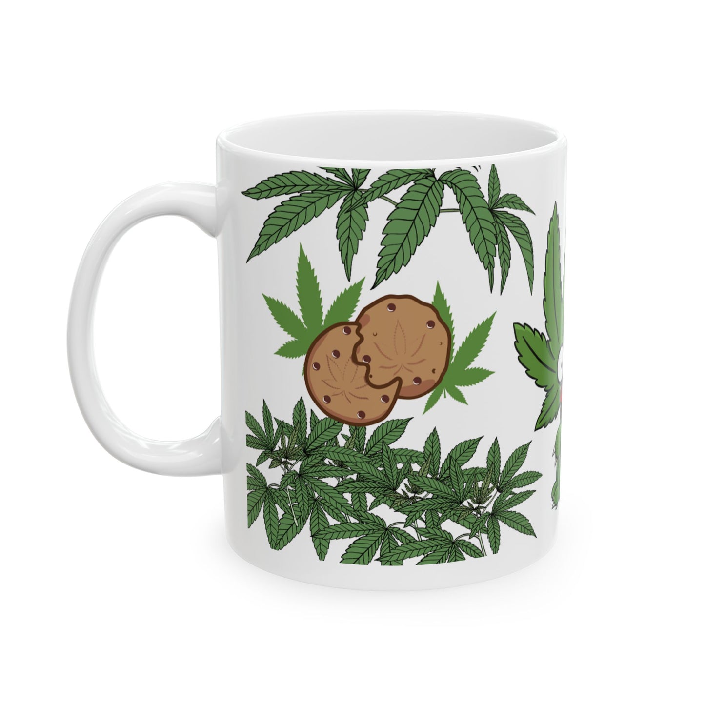 Funny Cannabis Themed Ceramic Mug - 11oz