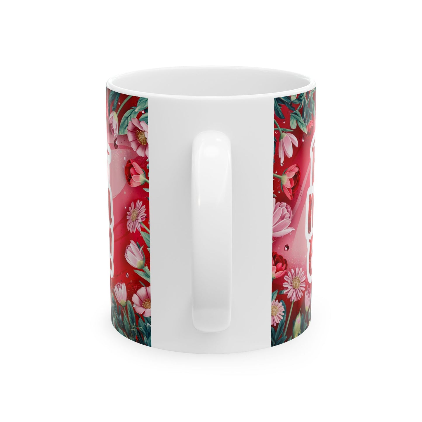 Best Mom Ever Floral Ceramic Mug - Perfect Gift for Mother’s Day