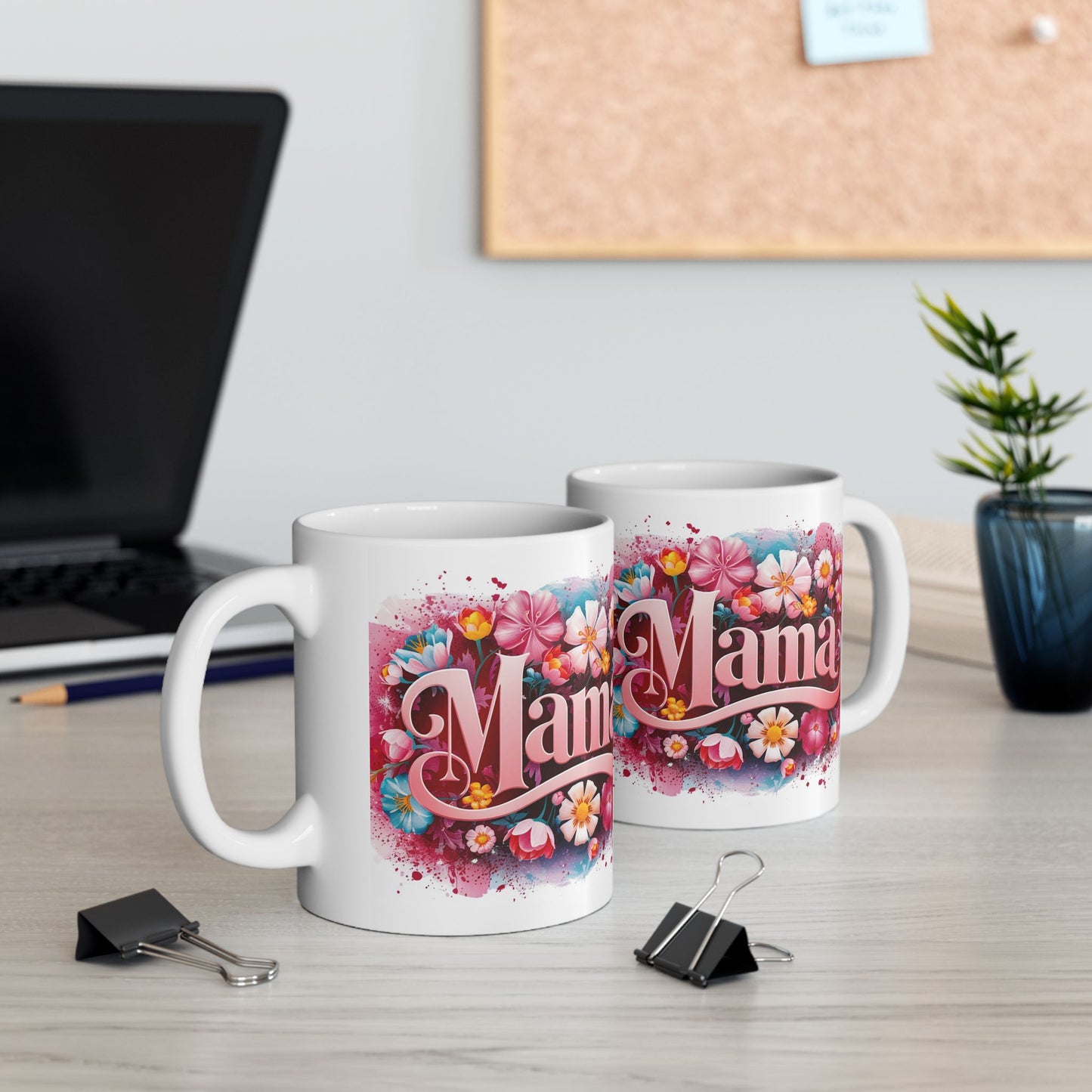 Floral Mama Ceramic Mug - Perfect Gift for Mother's Day