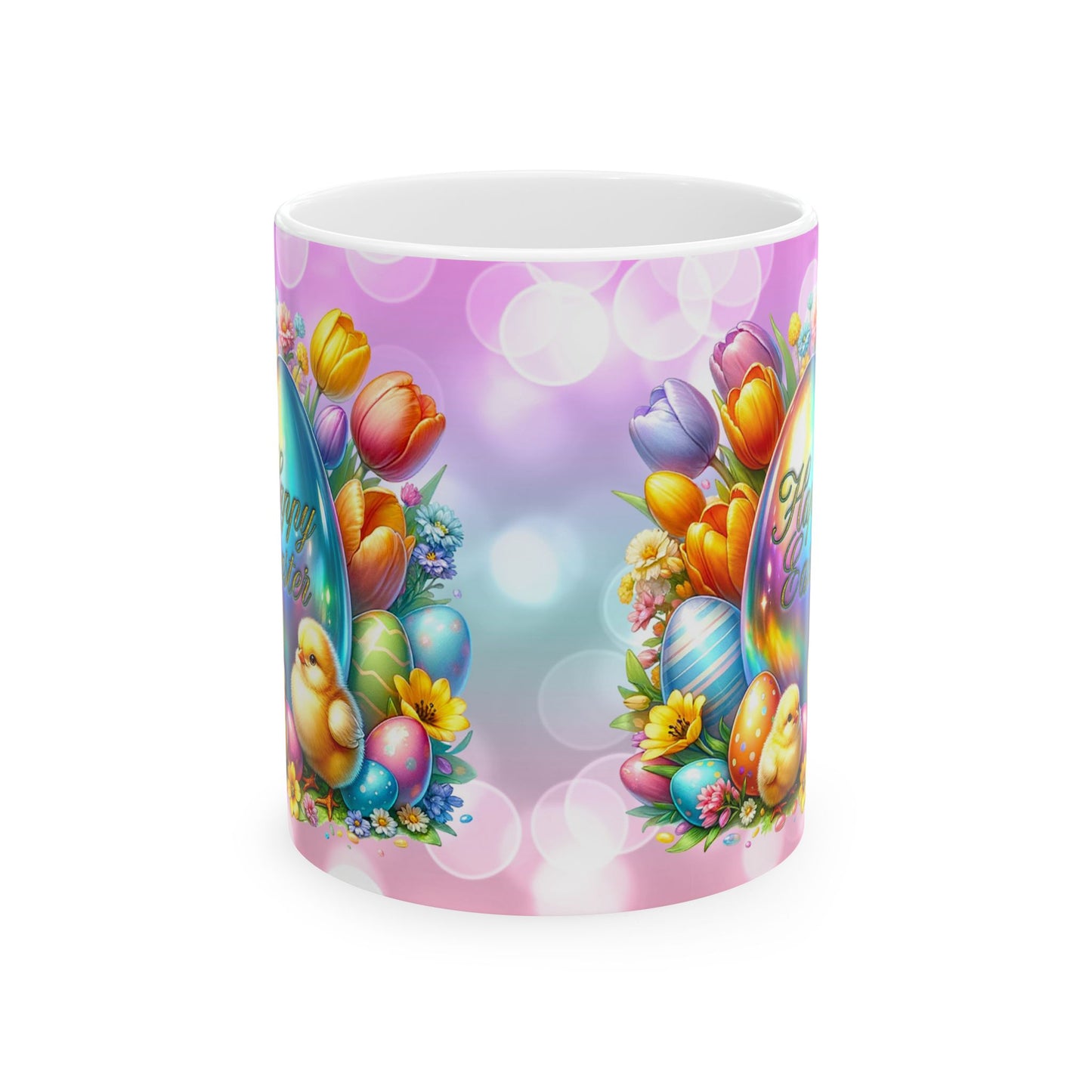 Colorful Floral Easter Spring Celebration Mug