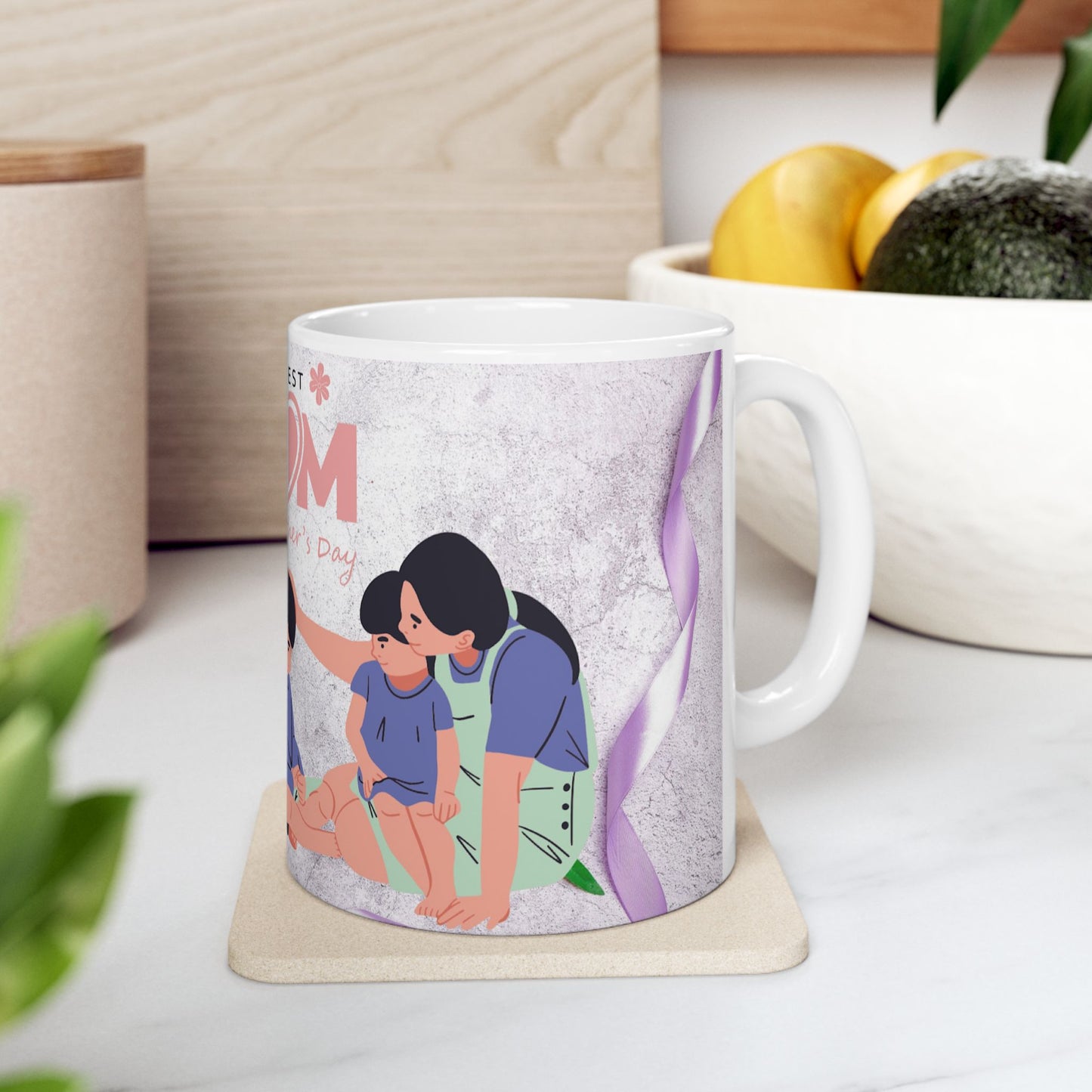 Happy Mother's Day Ceramic Mug - The Best Mom Gift