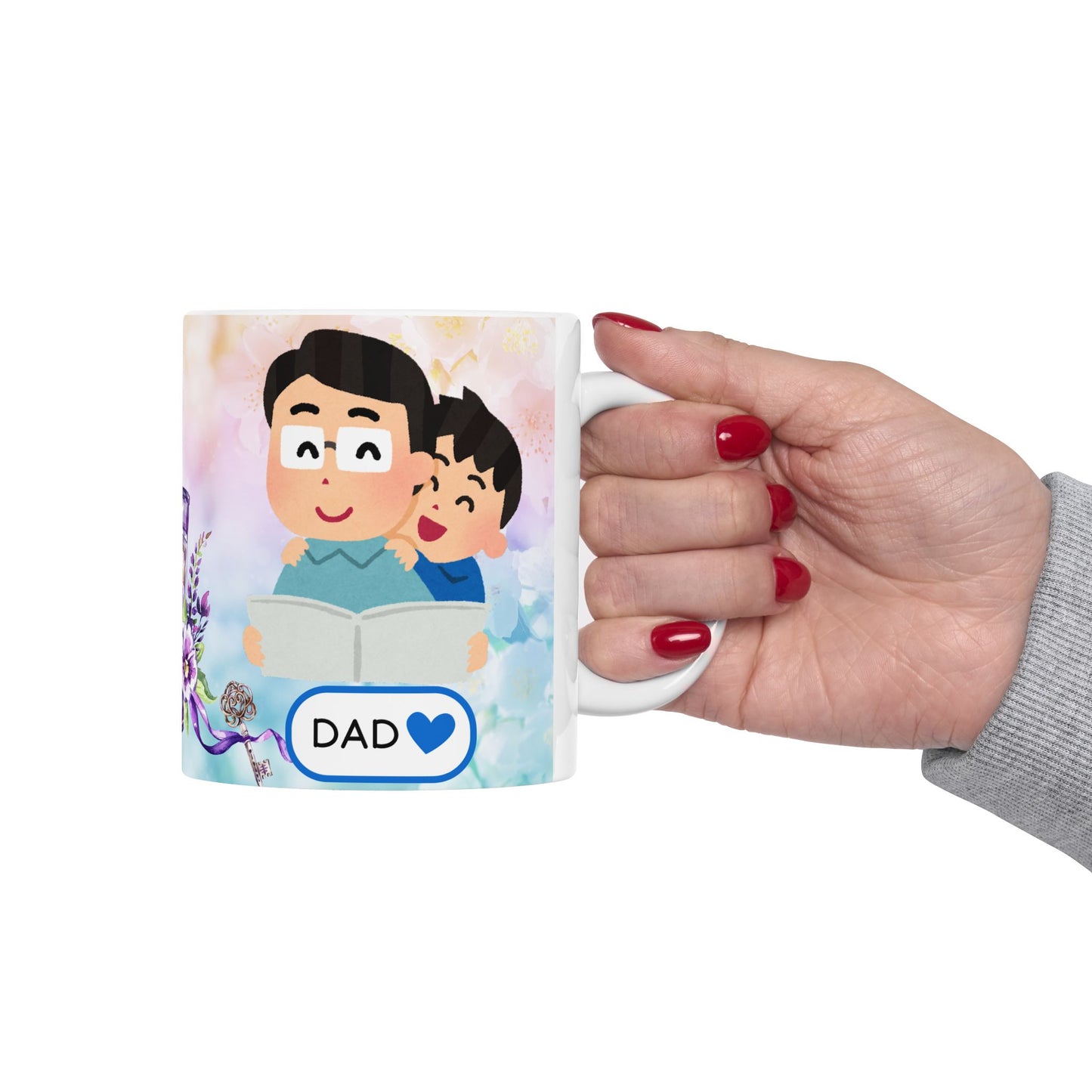 Personalized Ceramic Mug for Book Lovers - Perfect Gift for Readers and Students