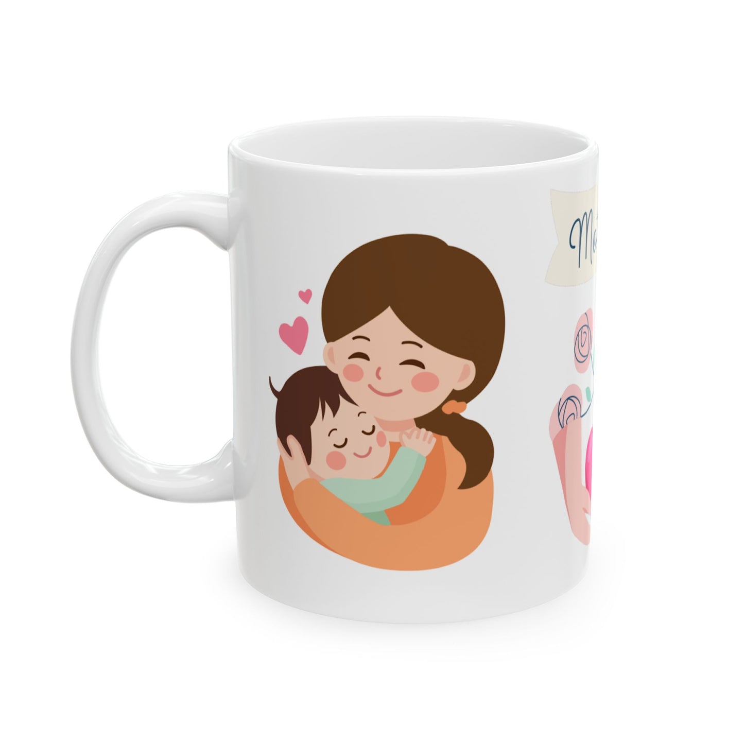 Mother's Day Ceramic Mug - Heartwarming Gift for Moms
