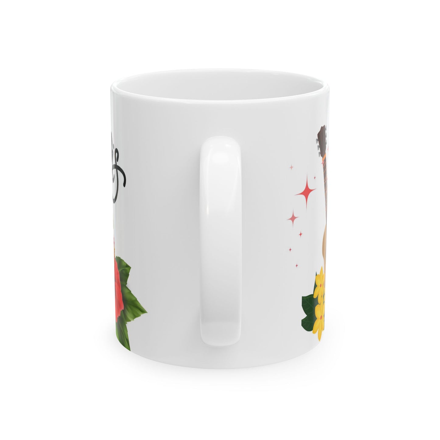 Happy Mother's Day Ceramic Mug - Floral Design, Perfect Gift for Mom