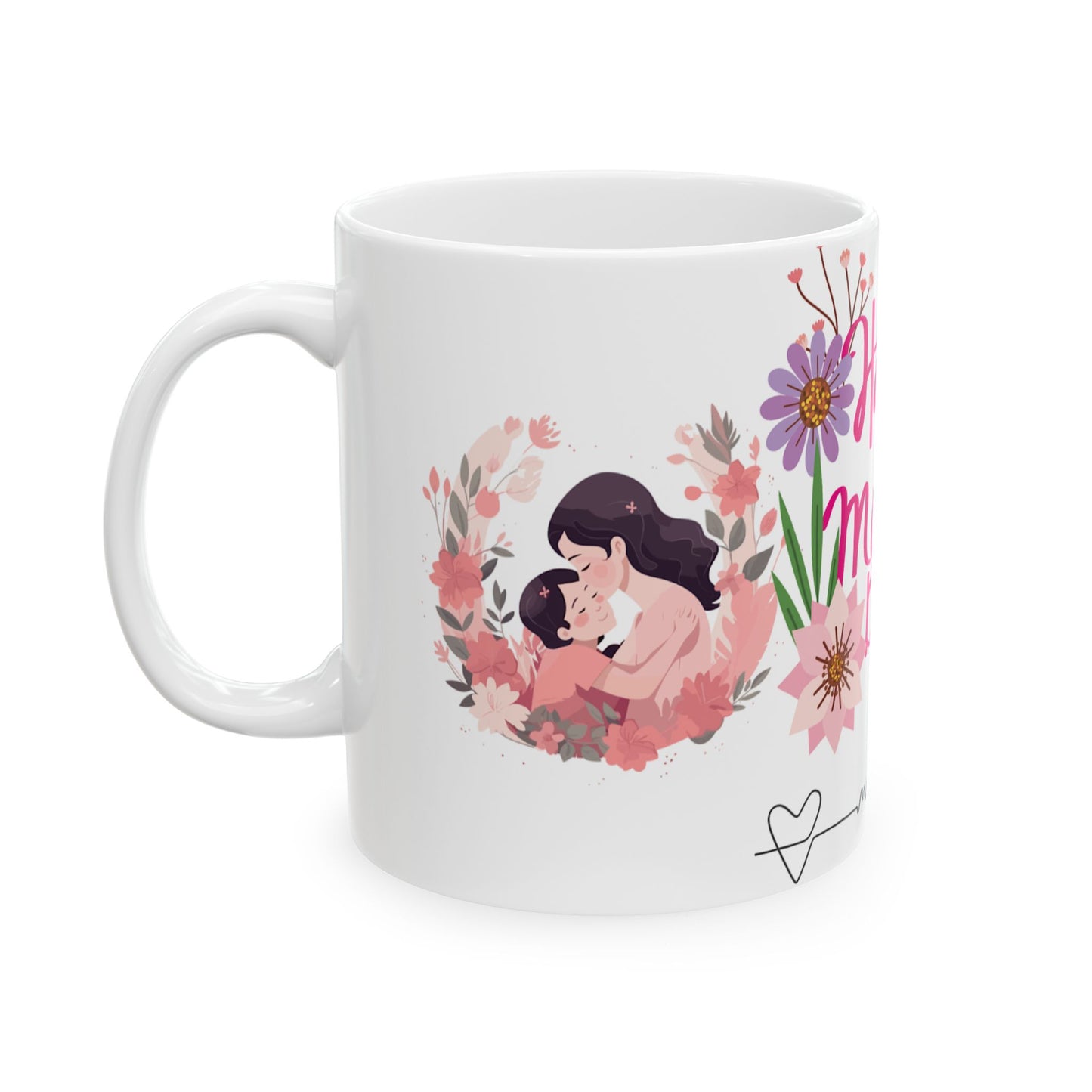 Happy Mother's Day Floral Ceramic Mug