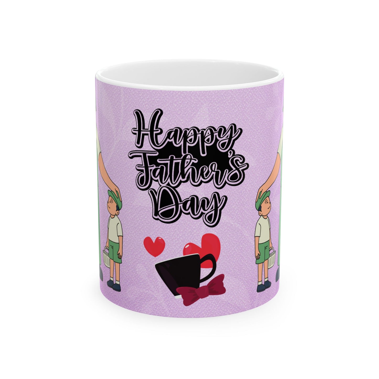 Happy Father's Day Ceramic Mug - Perfect Gift for Dads
