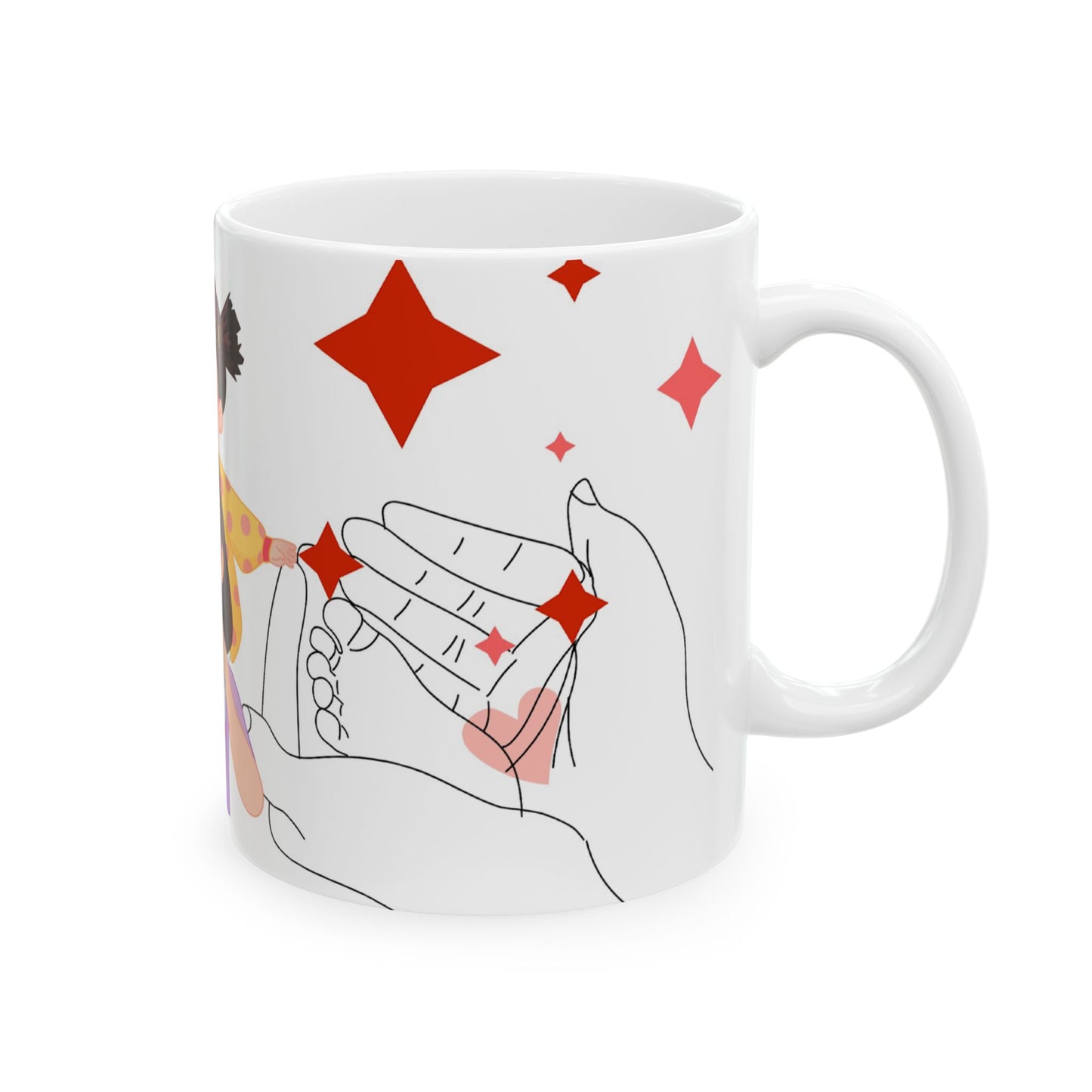 Mom and Daughter Coffee Mug - Happy Mother's Day 11oz