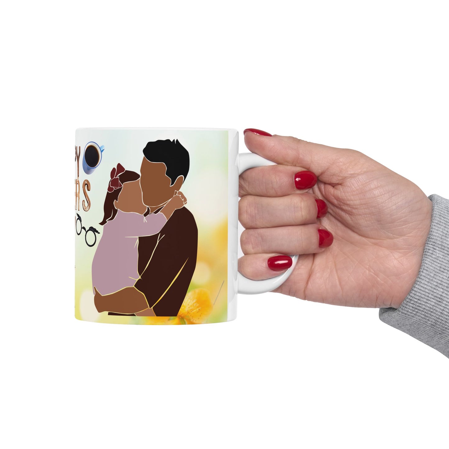 Happy Father's Day Coffee Mug - Fun & Unique Gift for Dads