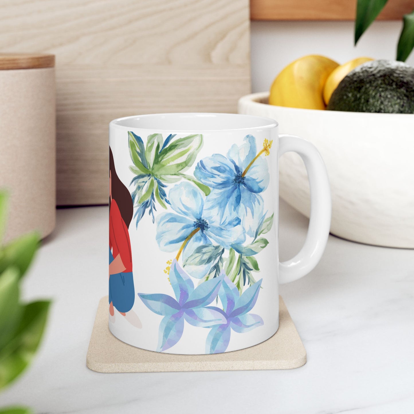 Mom Love Floral Ceramic Mug - Perfect Gift for Mother's Day & Special Occasions