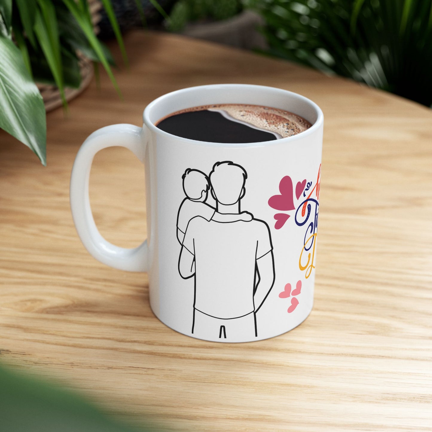 Happy Father's Day Ceramic Mug | Perfect Gift for Dads