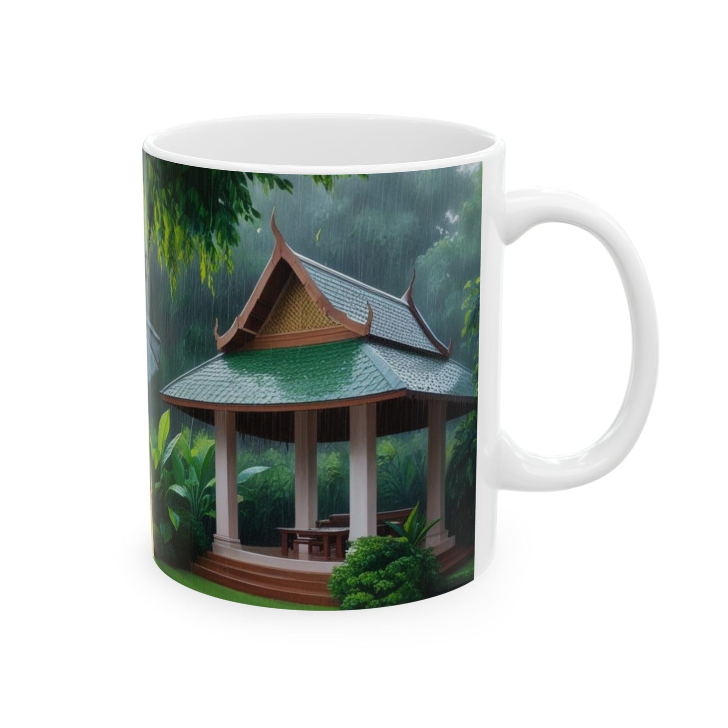 Life is Good Nature-Inspired Ceramic Mug Perfect for Outdoor Lovers & Relaxation