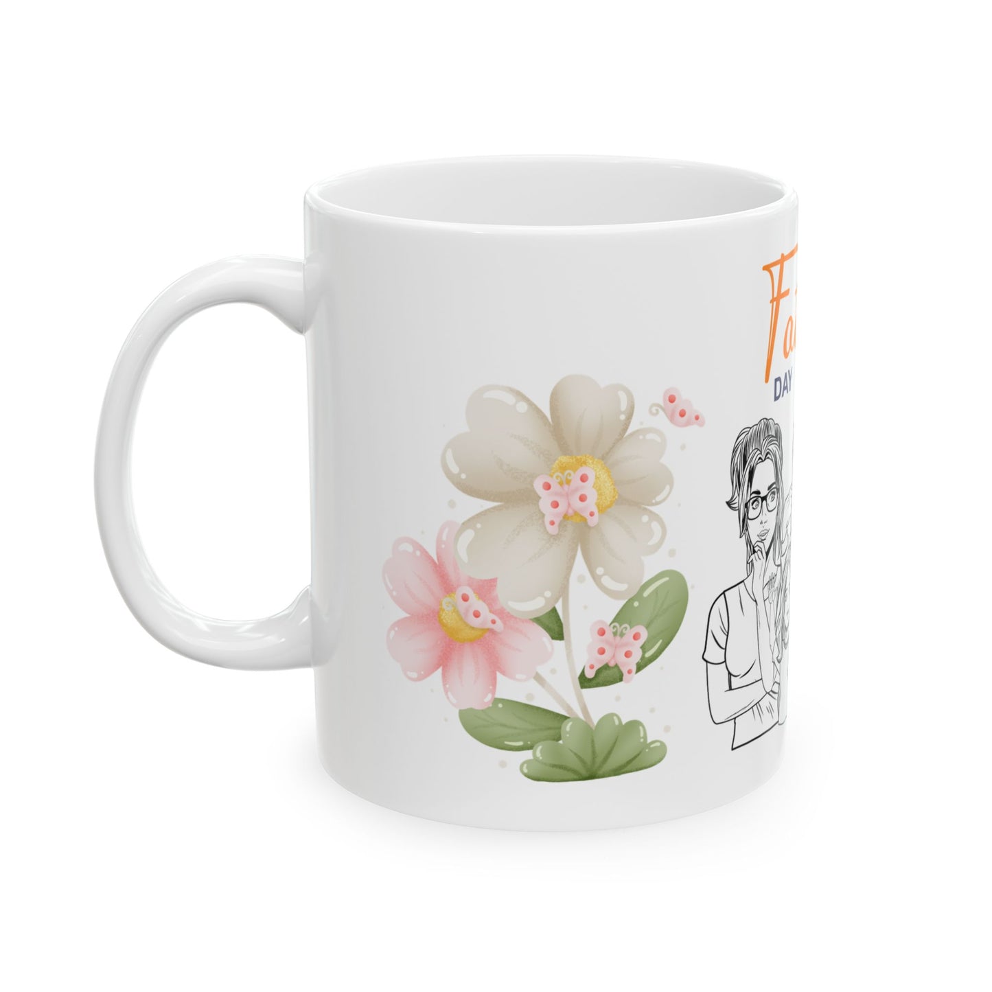 Happy Father's Day Ceramic Mug - Perfect Gift for Dads