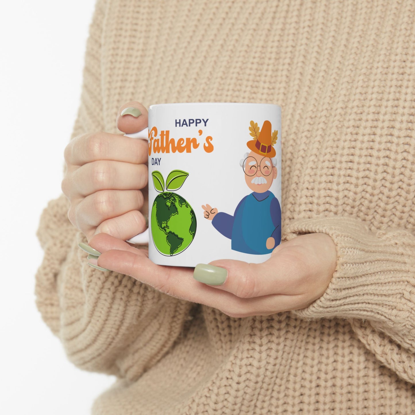 Whimsical Happy Fall Ceramic Mug - Perfect Gift for Autumn Celebrations