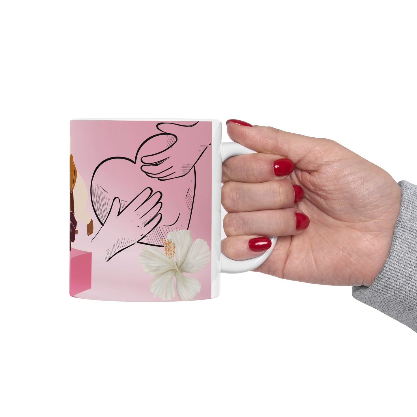 Mother's Day Ceramic Mug - 11oz Heartwarming Gift for Moms
