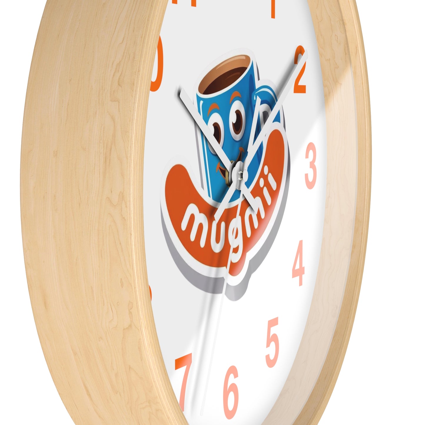 Cute Coffee Mug Wall Clock - Fun Home Decor for Coffee Lovers
