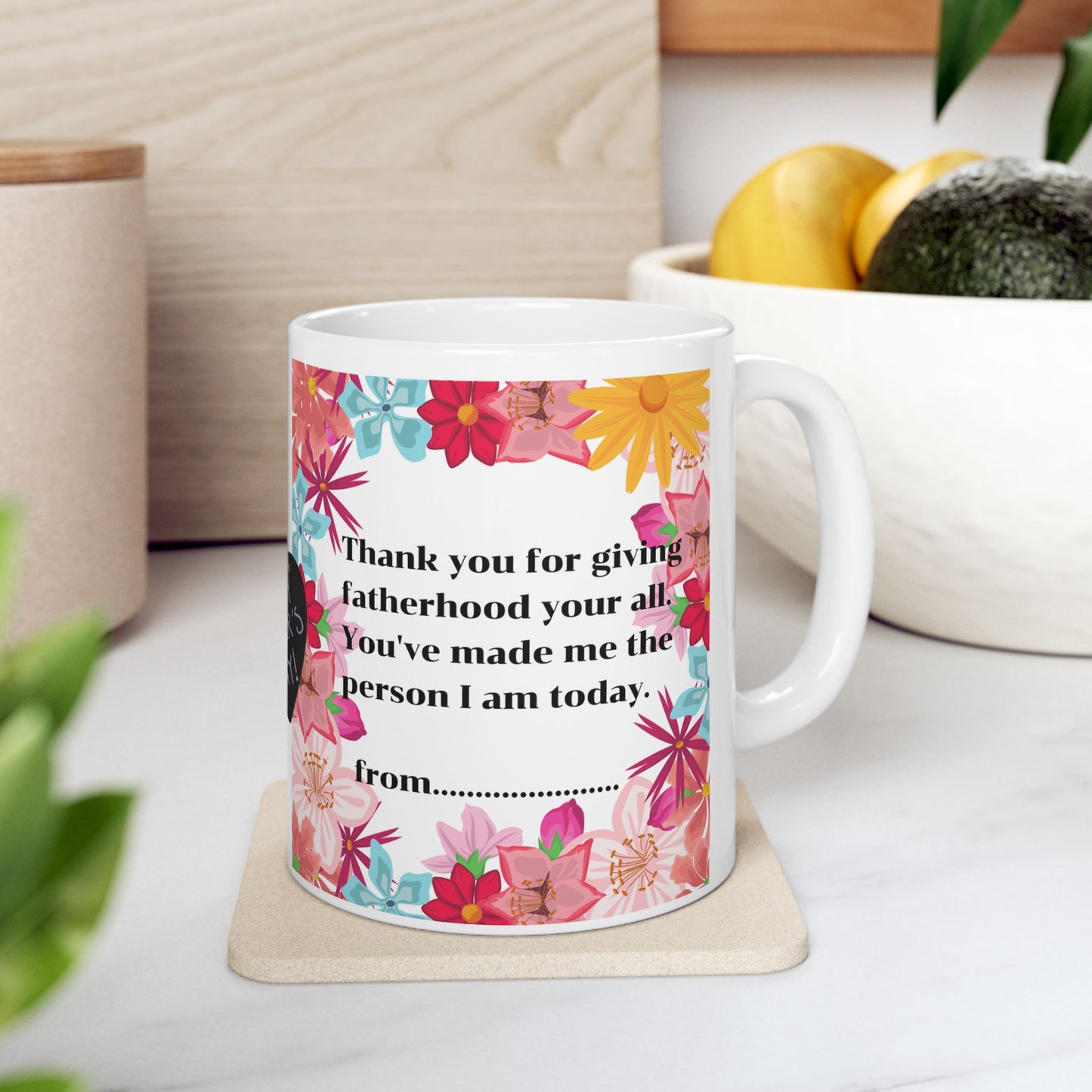 Personalizable Father's Day Mug.