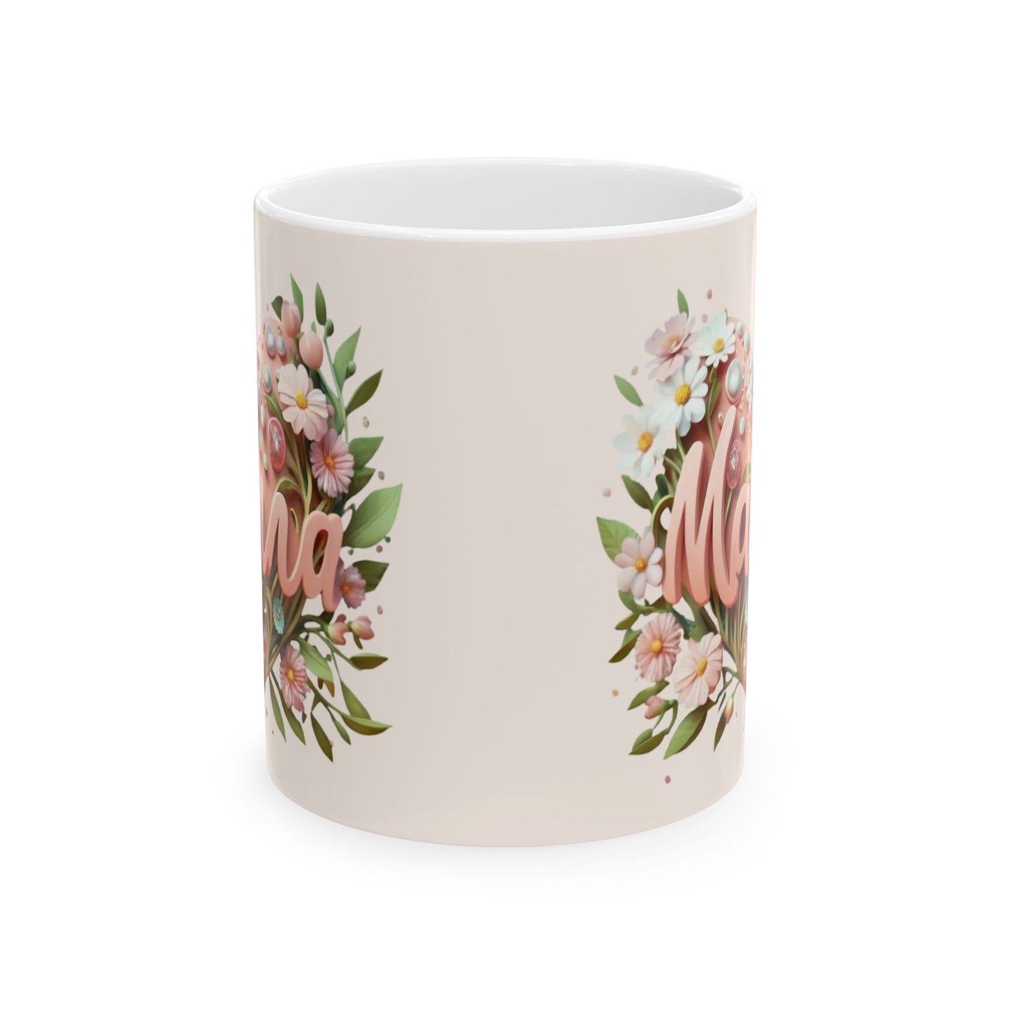 Floral "Mama" Ceramic Mug - Perfect Gift for Mother's Day & Special Occasions
