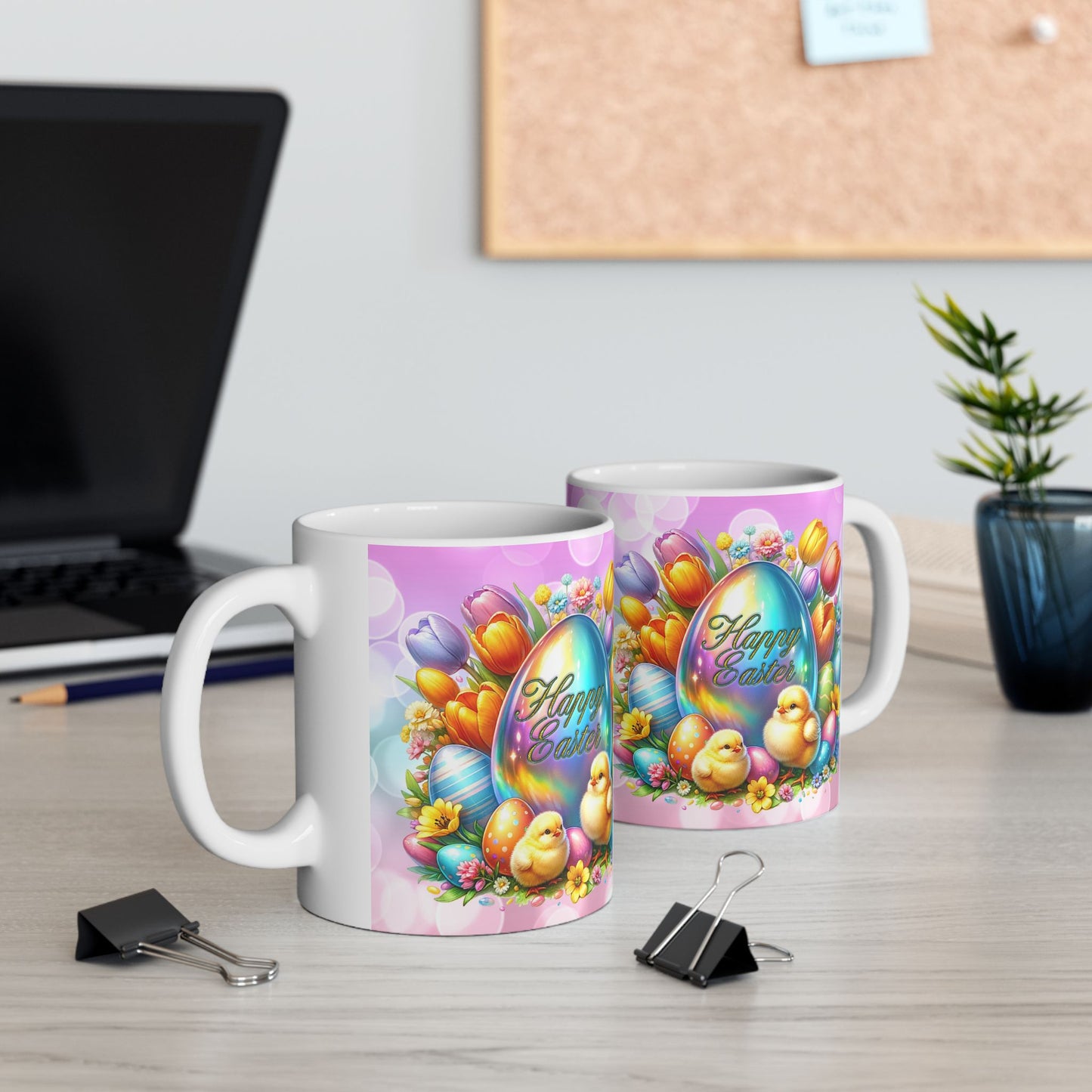 Colorful Floral Easter Spring Celebration Mug