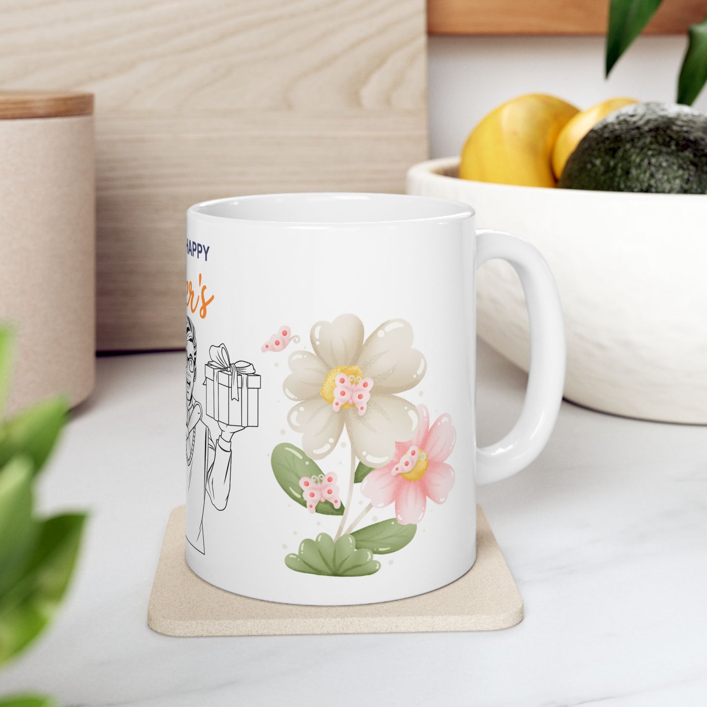 Happy Father's Day Ceramic Mug - Perfect Gift for Dads