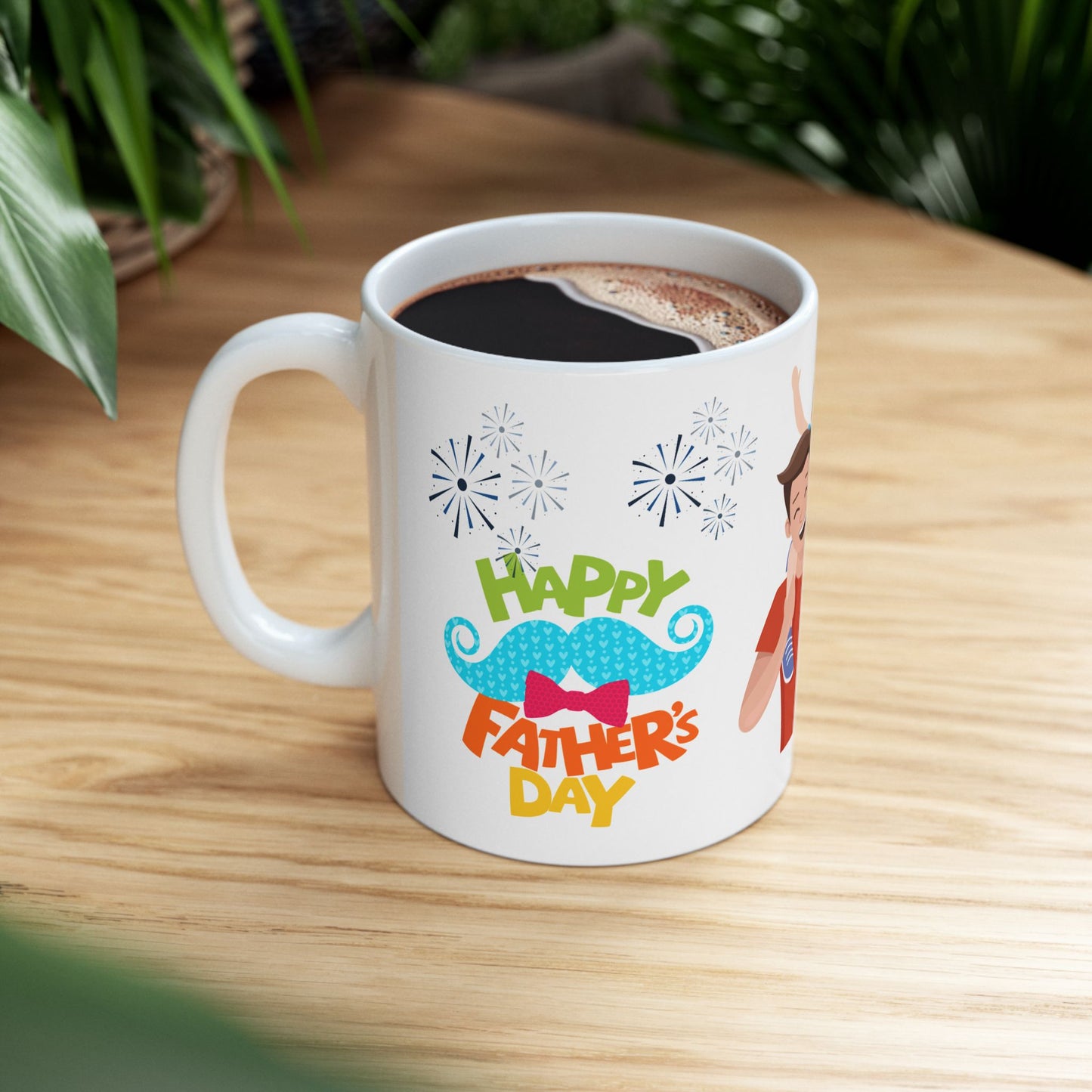 Father's Day Ceramic Mug - Happy Father's Day Coffee Cup