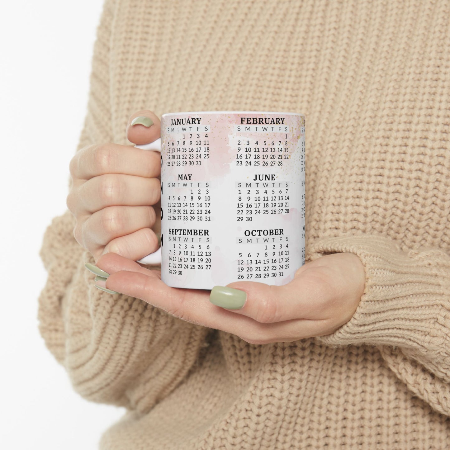 2025 Calendars Ceramic Mug - 11oz Perfect Gift for Planners & Organizers