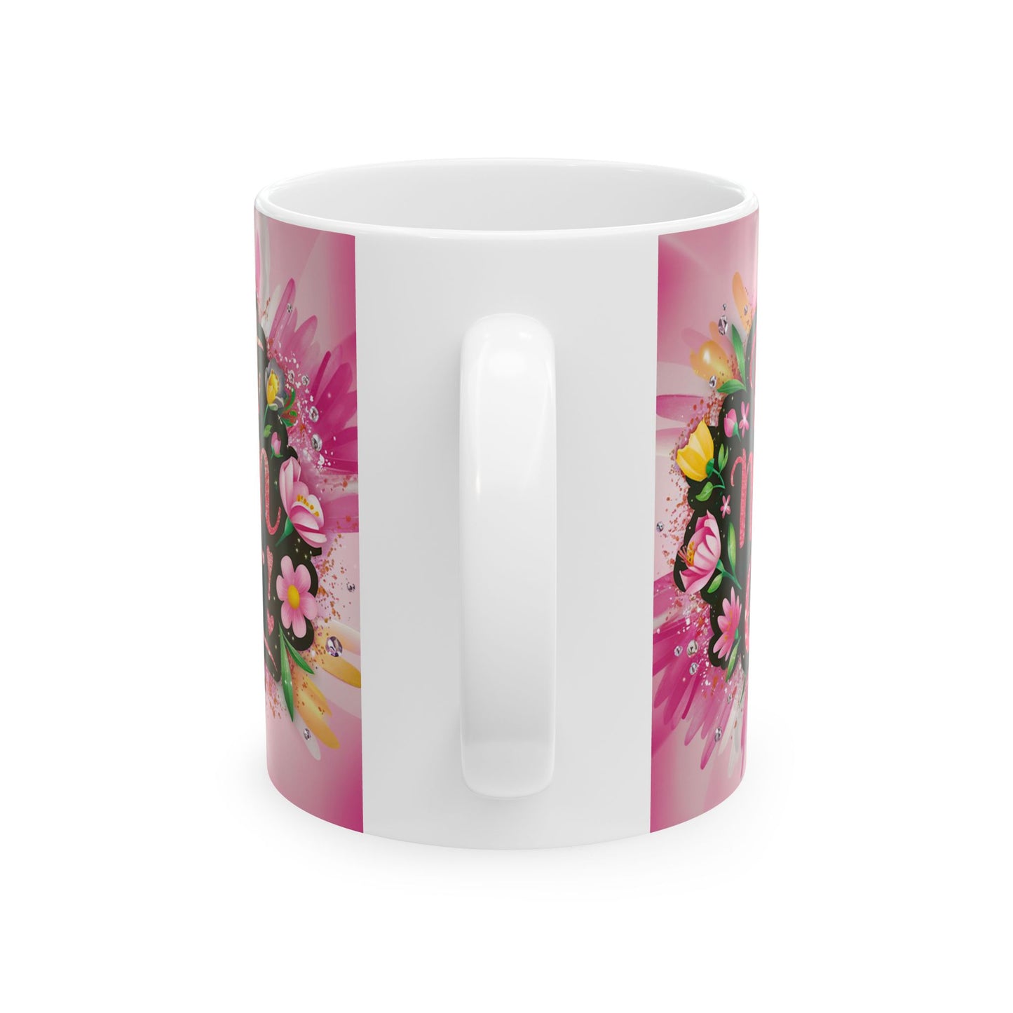 Best Mom Ever Floral Ceramic Mug - Perfect Gift for Mother’s Day and Birthdays