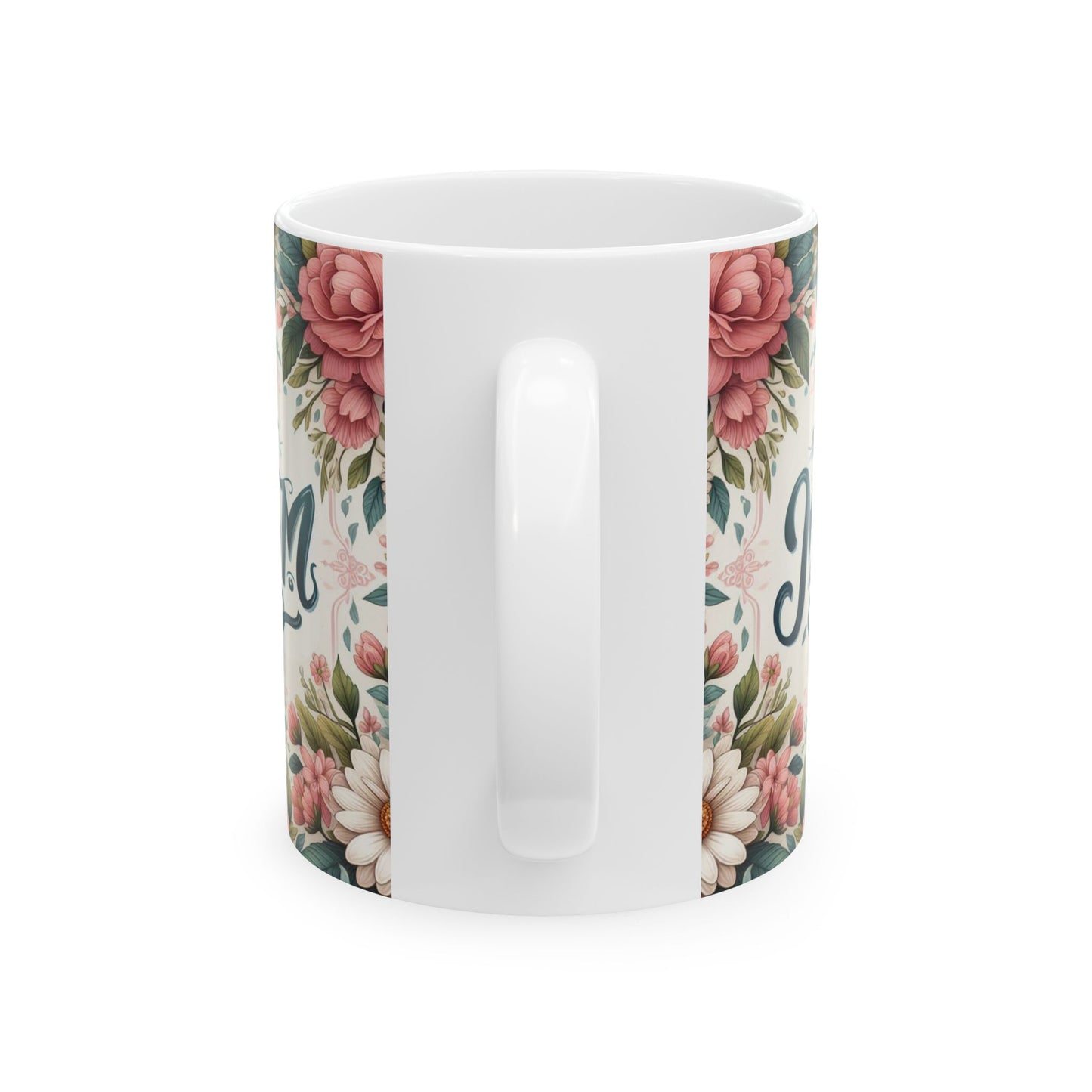 Floral Mom Ceramic Mug - Perfect Gift for Mother's Day & Birthdays